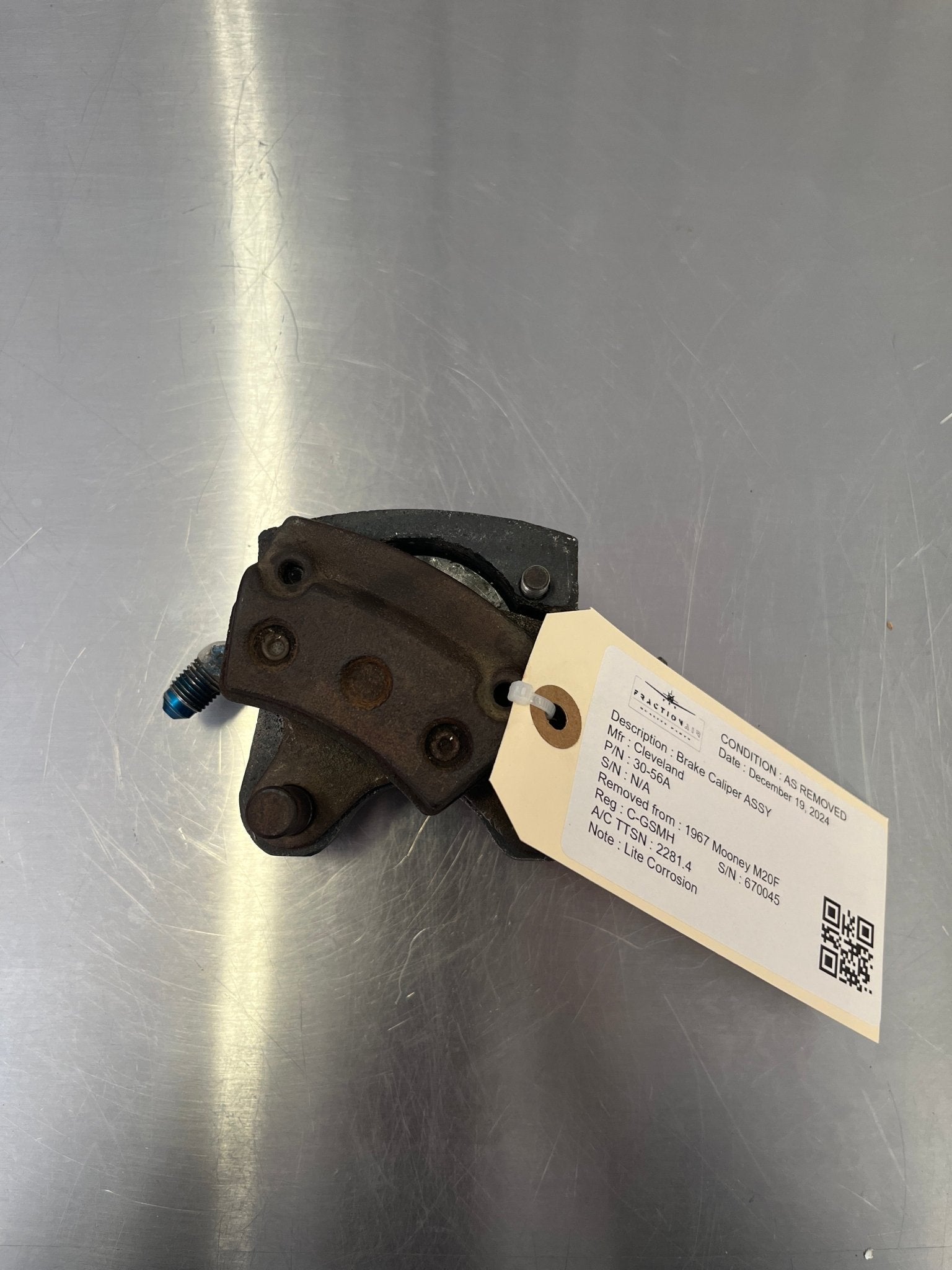 30 - 56A Brake Caliper ASSY | FractionAIR Parts - Aircraft Parts & Accessories