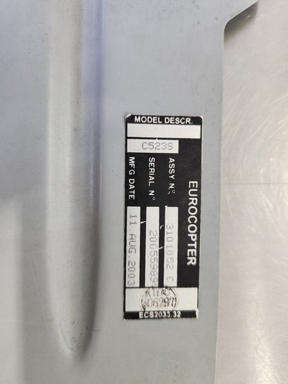 3101052 C Eurocopter Plate | FractionAIR Parts - Aircraft Parts & Accessories