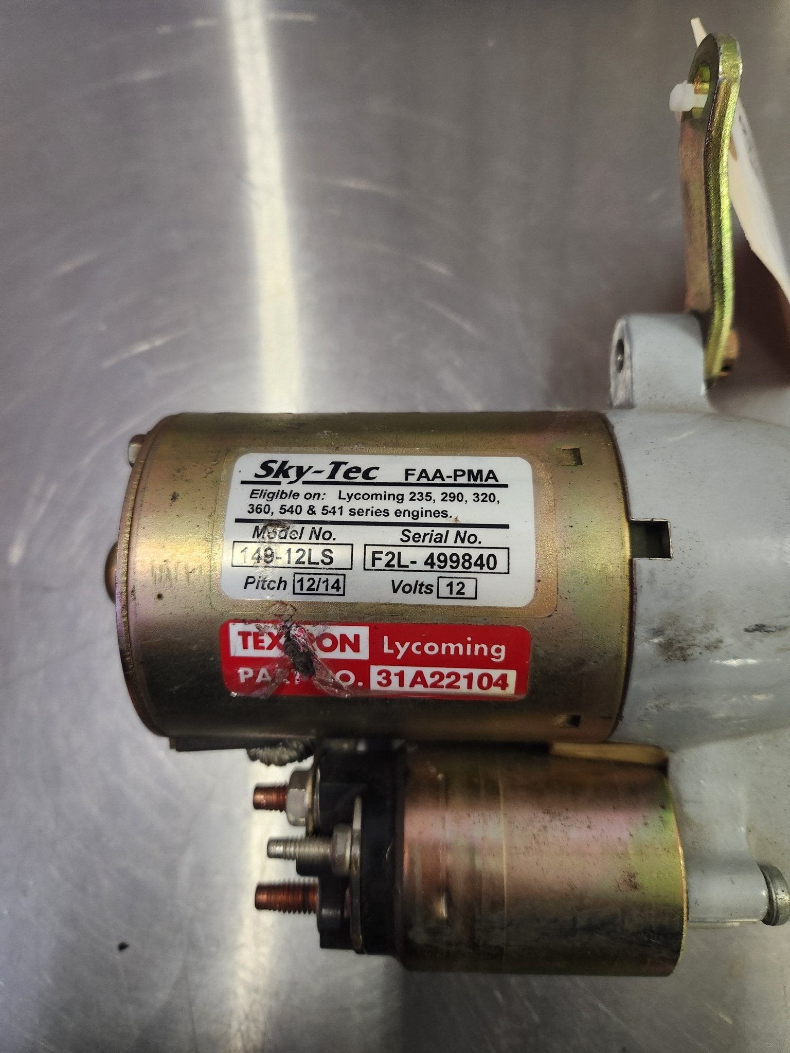 31A22104 Sky - Tec Starter - 12V - Pitch 12/14 (core) | FractionAIR Parts - Aircraft Parts & Accessories