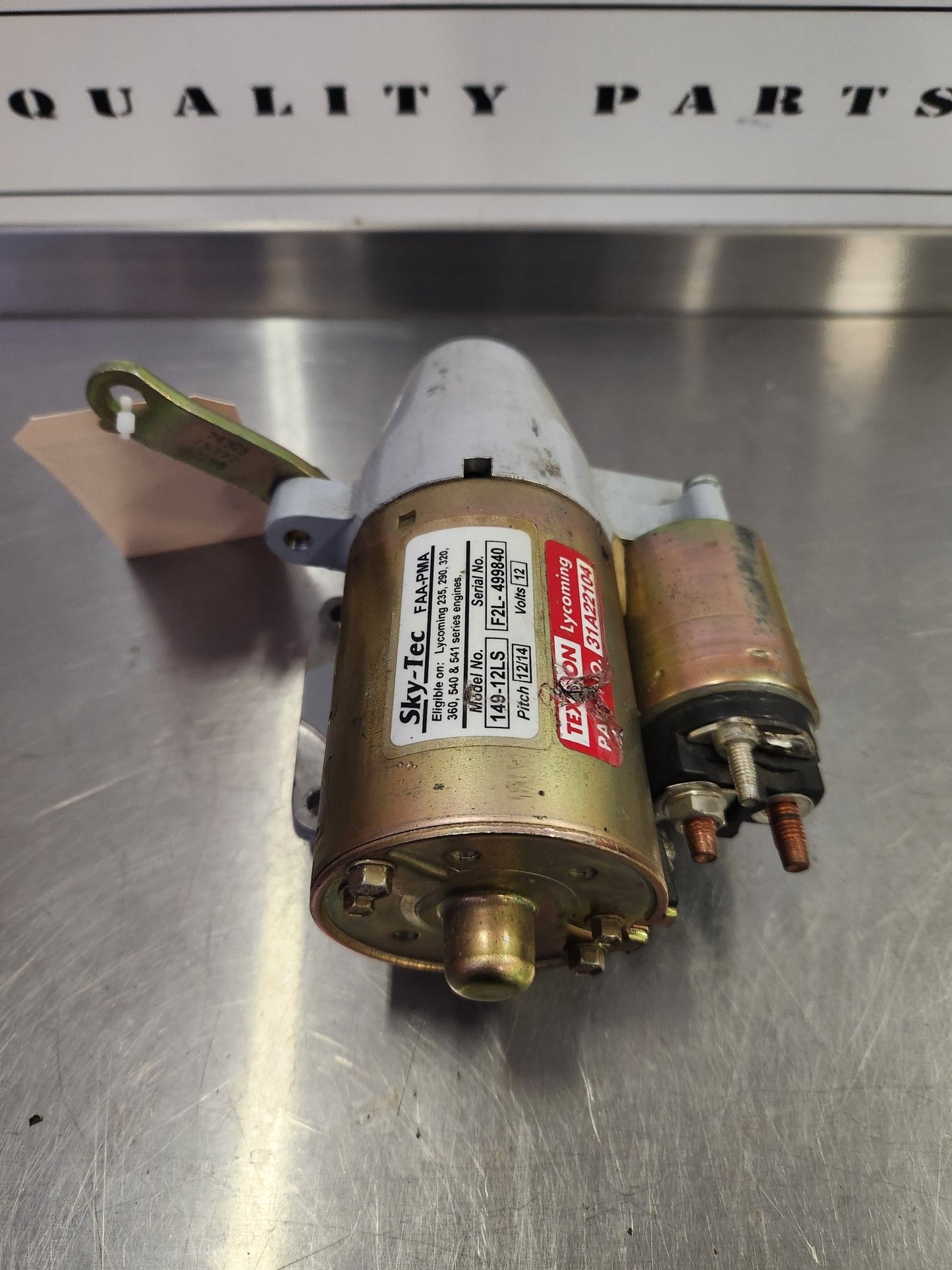 31A22104 Sky - Tec Starter - 12V - Pitch 12/14 (core) | FractionAIR Parts - Aircraft Parts & Accessories