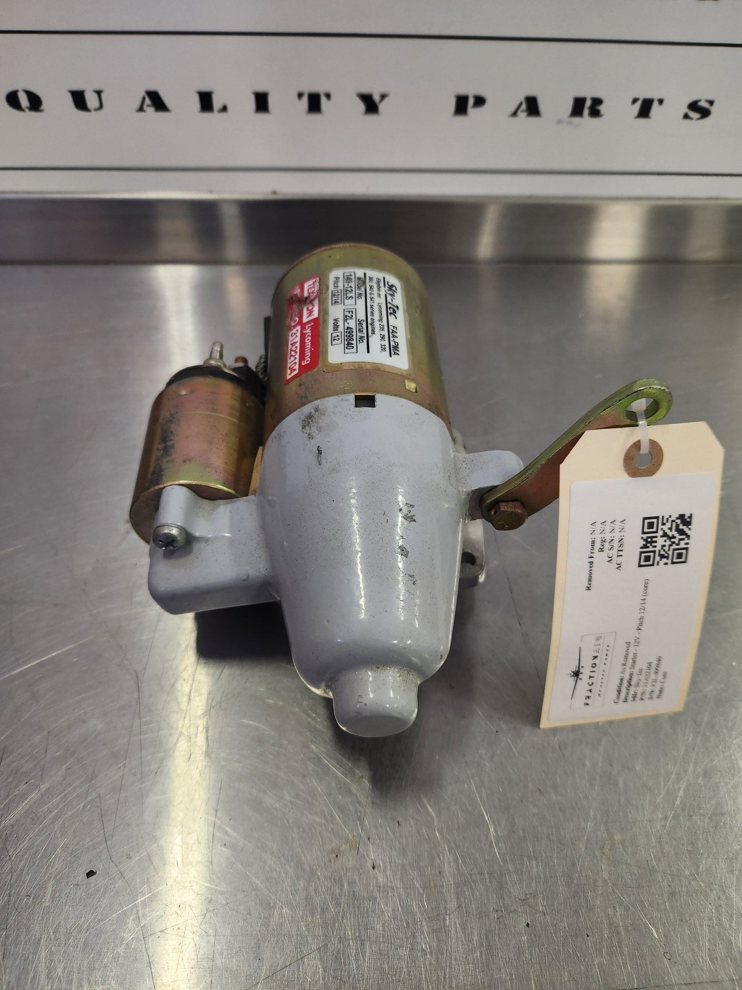 31A22104 Sky - Tec Starter - 12V - Pitch 12/14 (core) | FractionAIR Parts - Aircraft Parts & Accessories