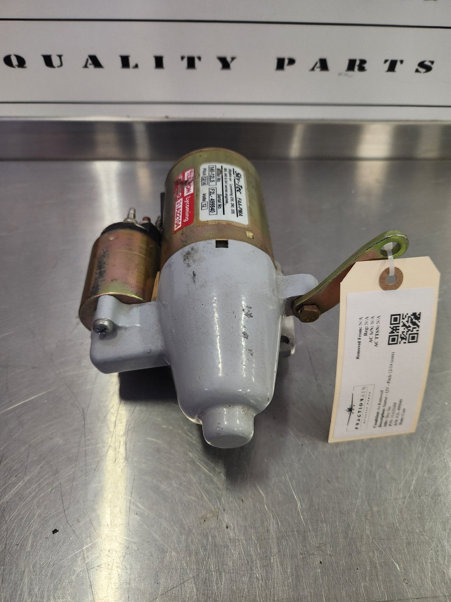 31A22104 Sky - Tec Starter - 12V - Pitch 12/14 (core) | FractionAIR Parts - Aircraft Parts & Accessories