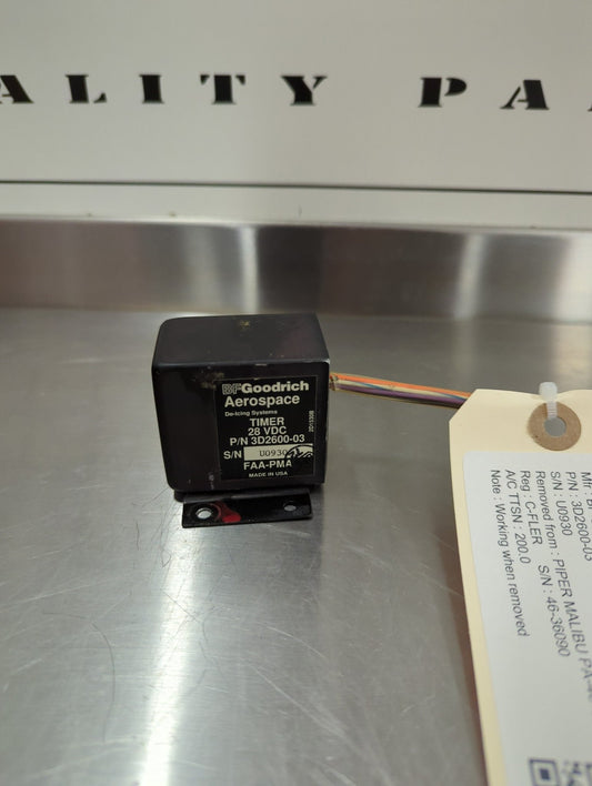 3D2600 - 03 BF Goodrich Aerospace Timer Module | FractionAIR Parts - Aircraft Parts & Accessories