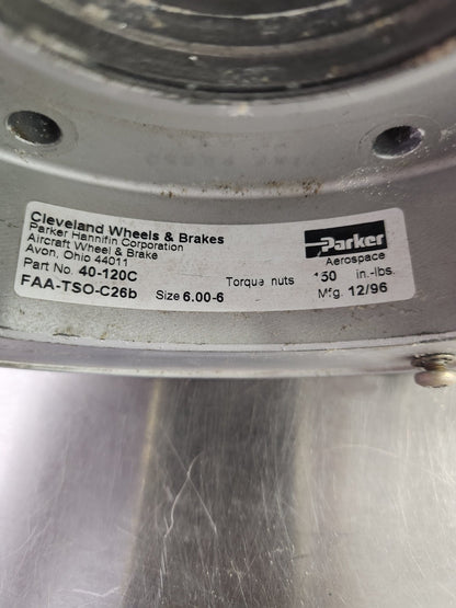 40 - 120C Cleveland Wheel 6.00 - 6 | FractionAIR Parts - Aircraft Parts & Accessories