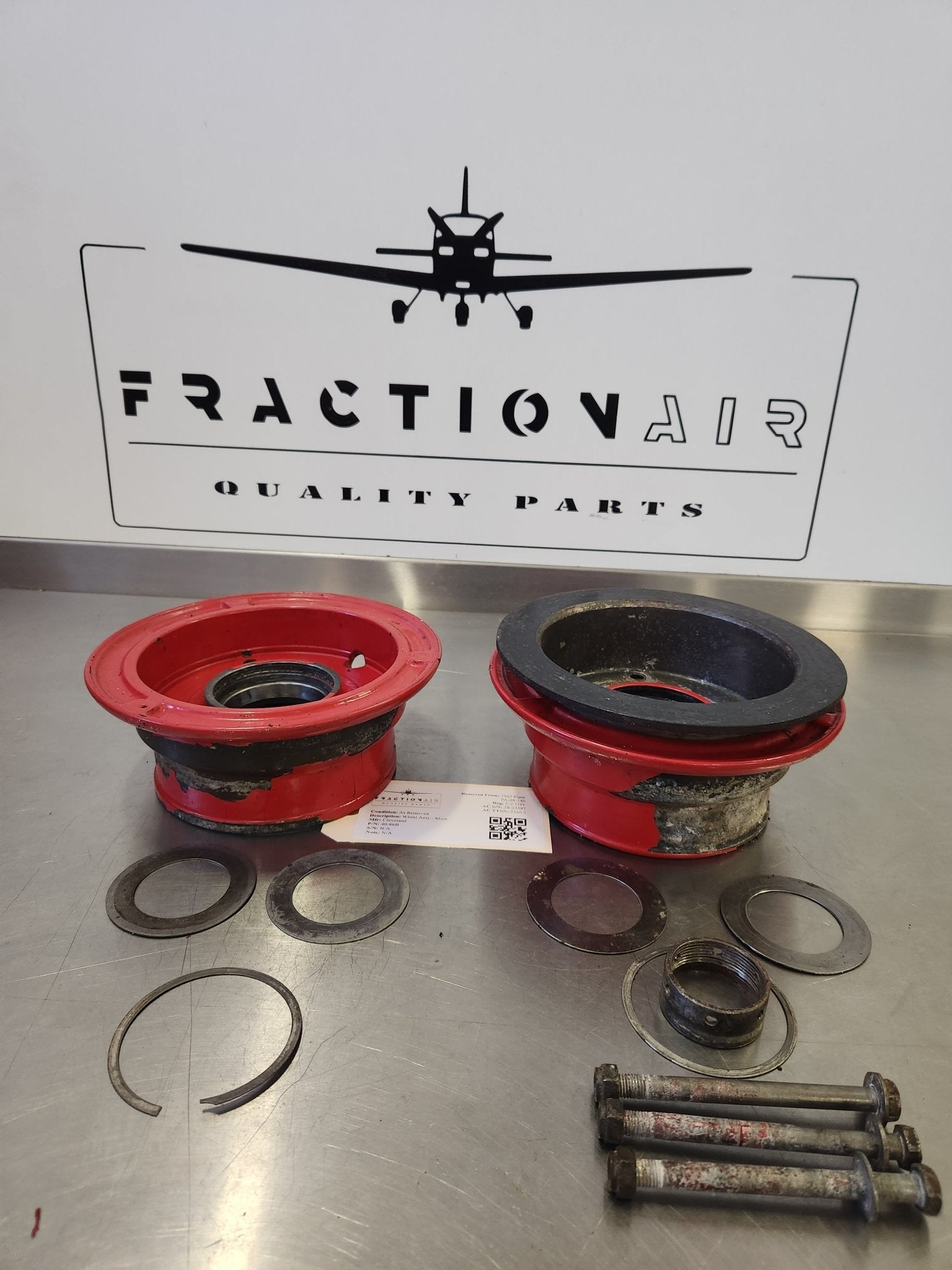 40 - 86B Cleveland Wheel Assy - Main Piper 551764 | FractionAIR Parts - Aircraft Parts & Accessories