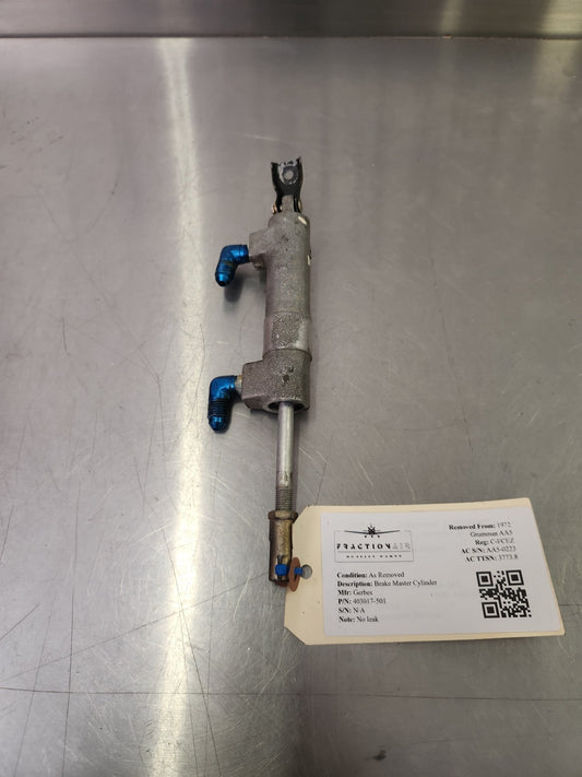 403017 - 501 Gerbes Brake Master Cylinder | FractionAIR Parts - Aircraft Parts & Accessories