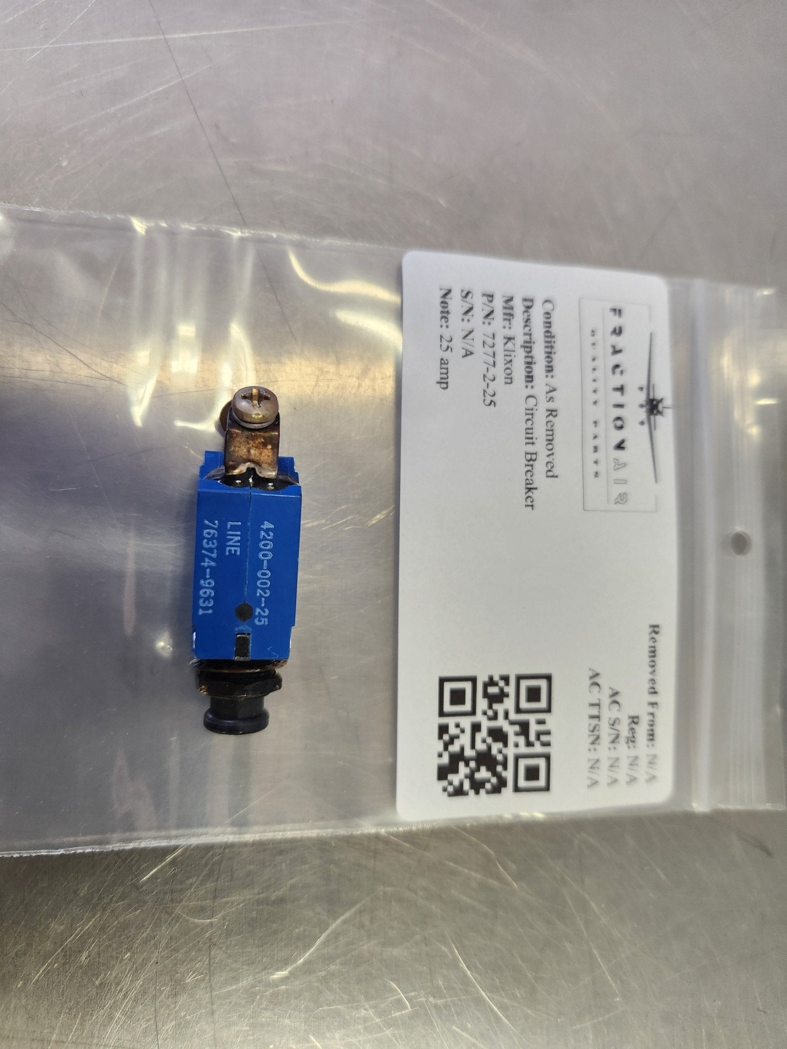 4200 - 2 - 25 Jackon Mich Circuit Breaker | FractionAIR Parts - Aircraft Parts & Accessories