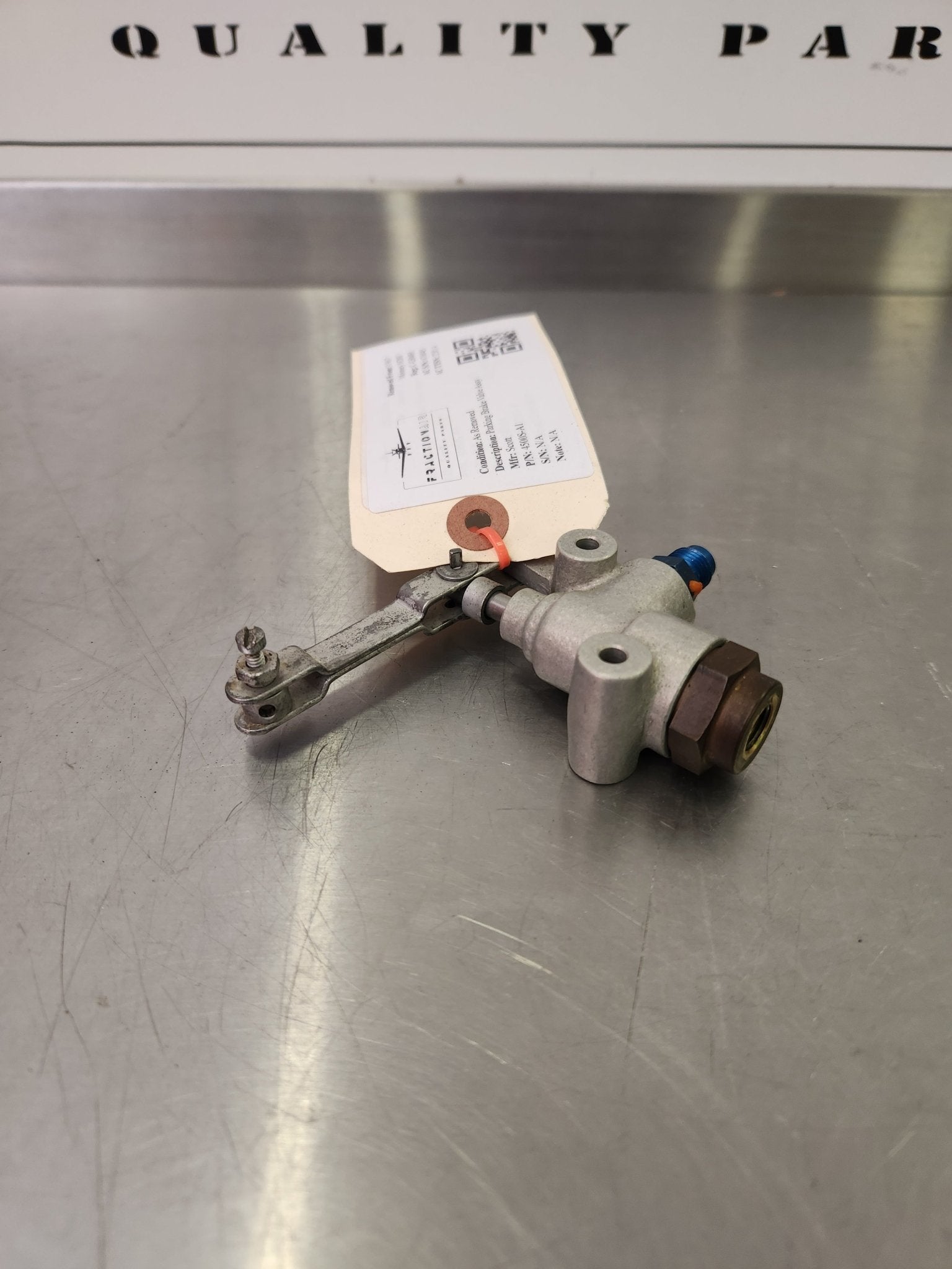 4500S - A1 Scott Parking Brake Valve Assy | FractionAIR Parts - Aircraft Parts & Accessories