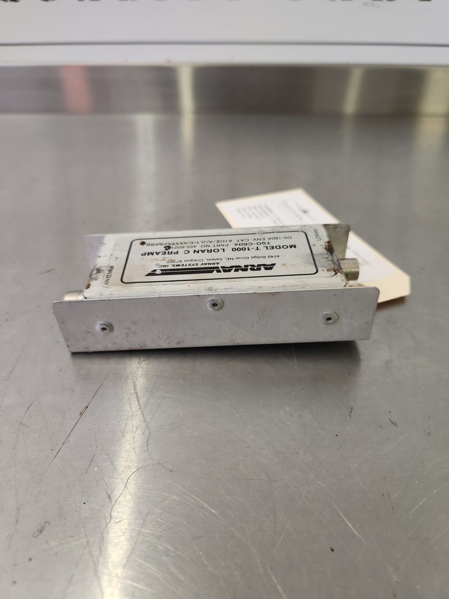 455‑6021 Arnav T‑1000 Loran C Preamp | FractionAIR Parts - Aircraft Parts & Accessories