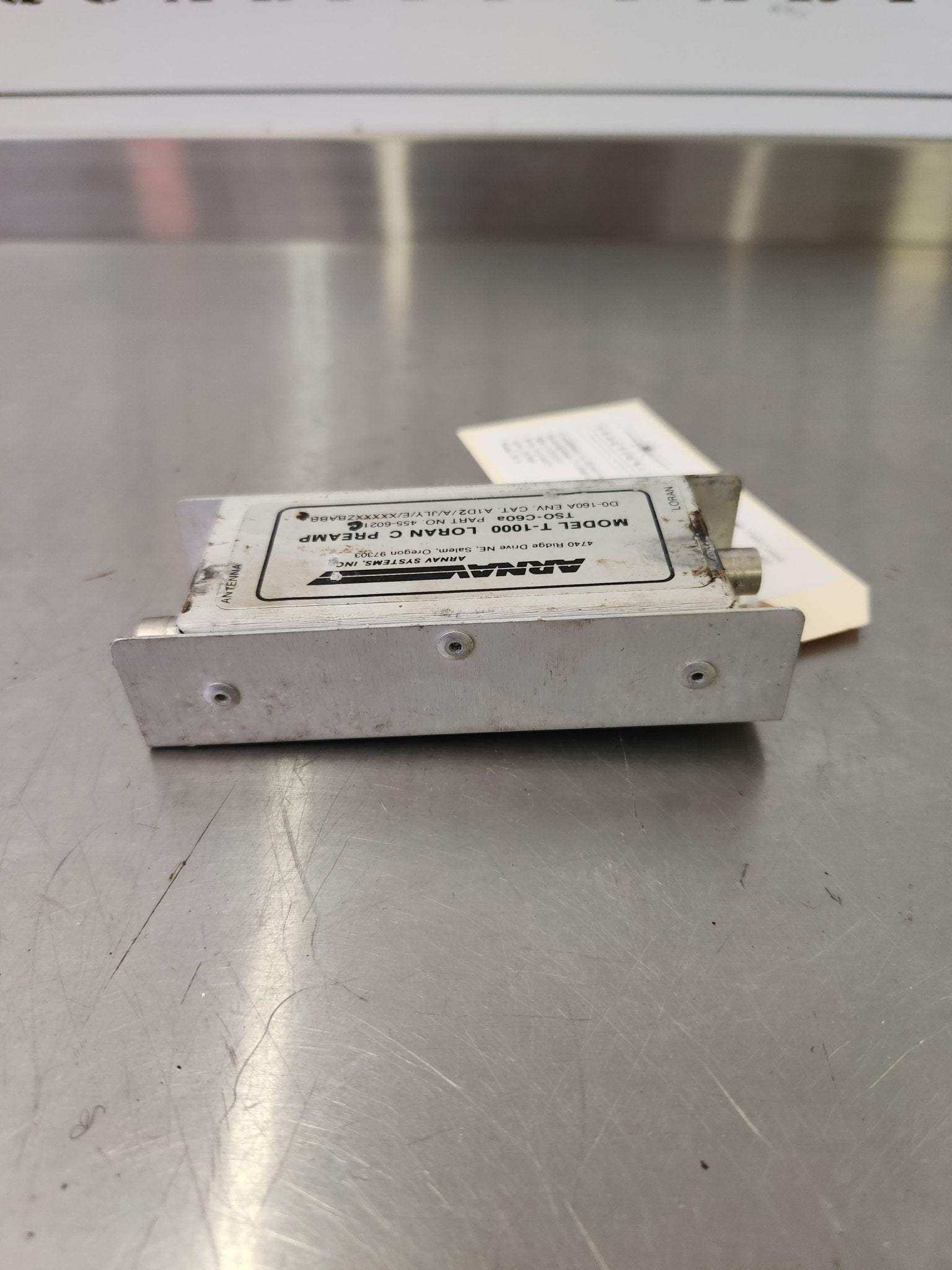455‑6021 Arnav T‑1000 Loran C Preamp | FractionAIR Parts - Aircraft Parts & Accessories