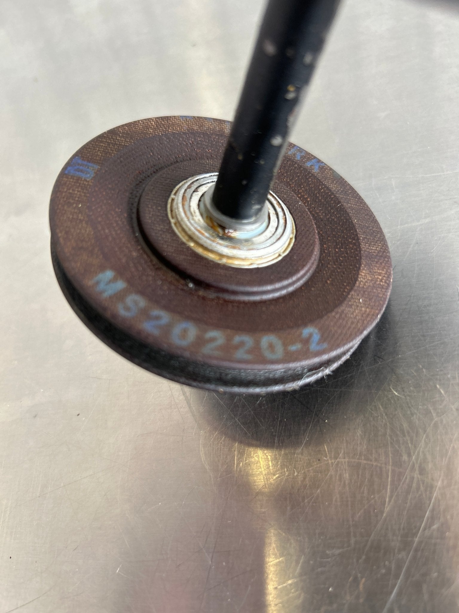 481 652, 77329 - 03, 77329 - 22 Piper PULLEY - (MS20220 - 2) w/ bushing - Pulley spacer, | FractionAIR Parts - Aircraft Parts & Accessories