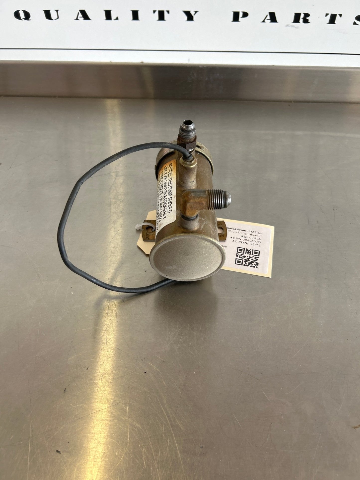 481 666 Piper PUMP ASSEMBLY - Electric fuel | FractionAIR Parts - Aircraft Parts & Accessories