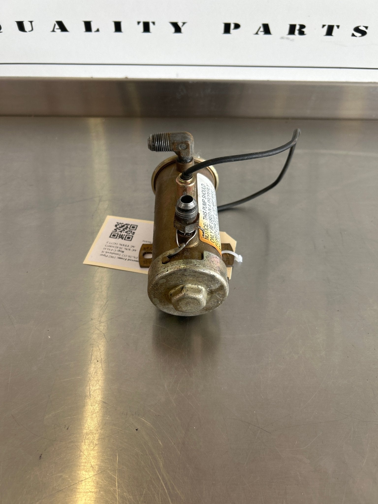 481 666 Piper PUMP ASSEMBLY - Electric fuel | FractionAIR Parts - Aircraft Parts & Accessories