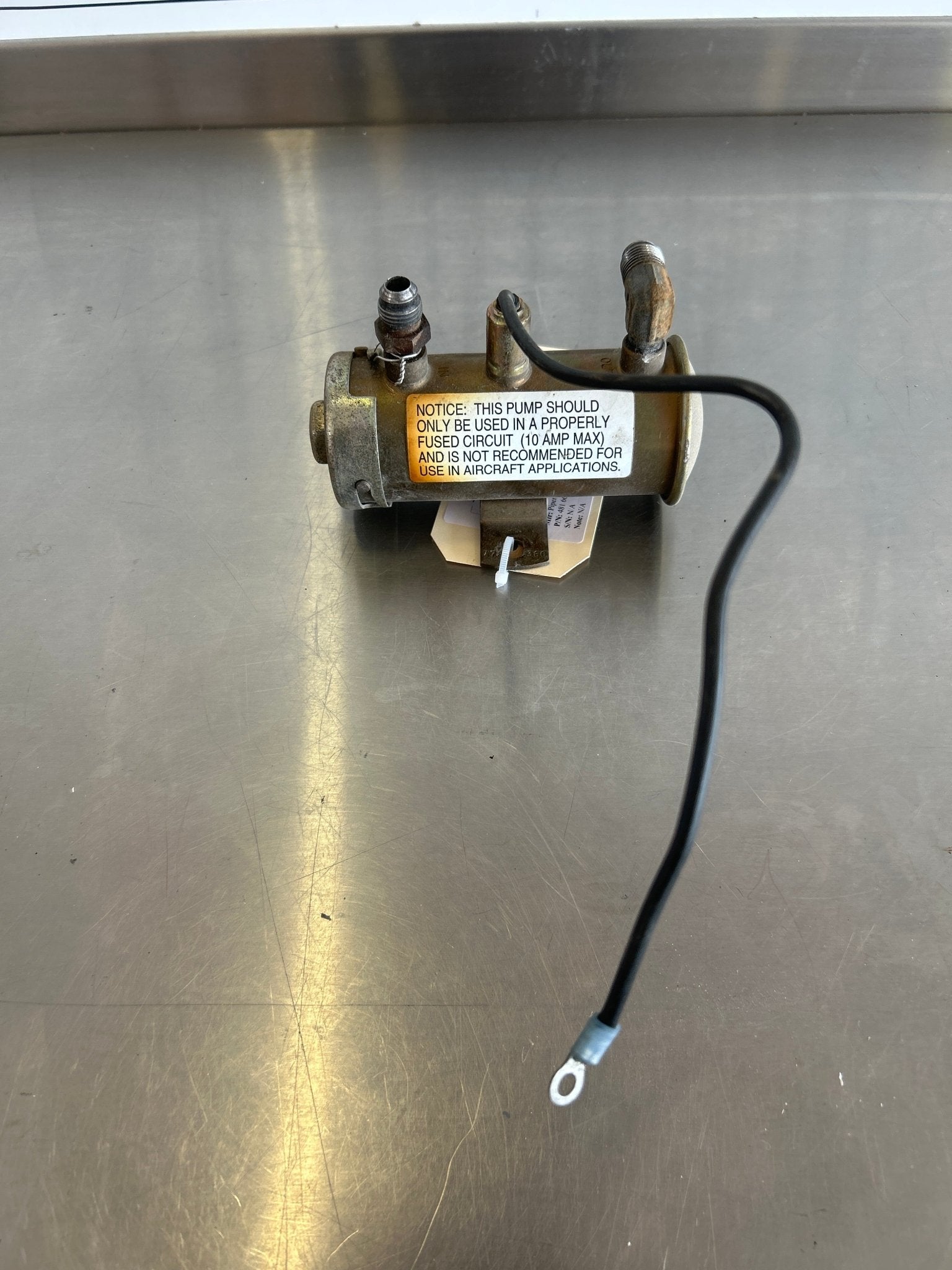 481 666 Piper PUMP ASSEMBLY - Electric fuel | FractionAIR Parts - Aircraft Parts & Accessories