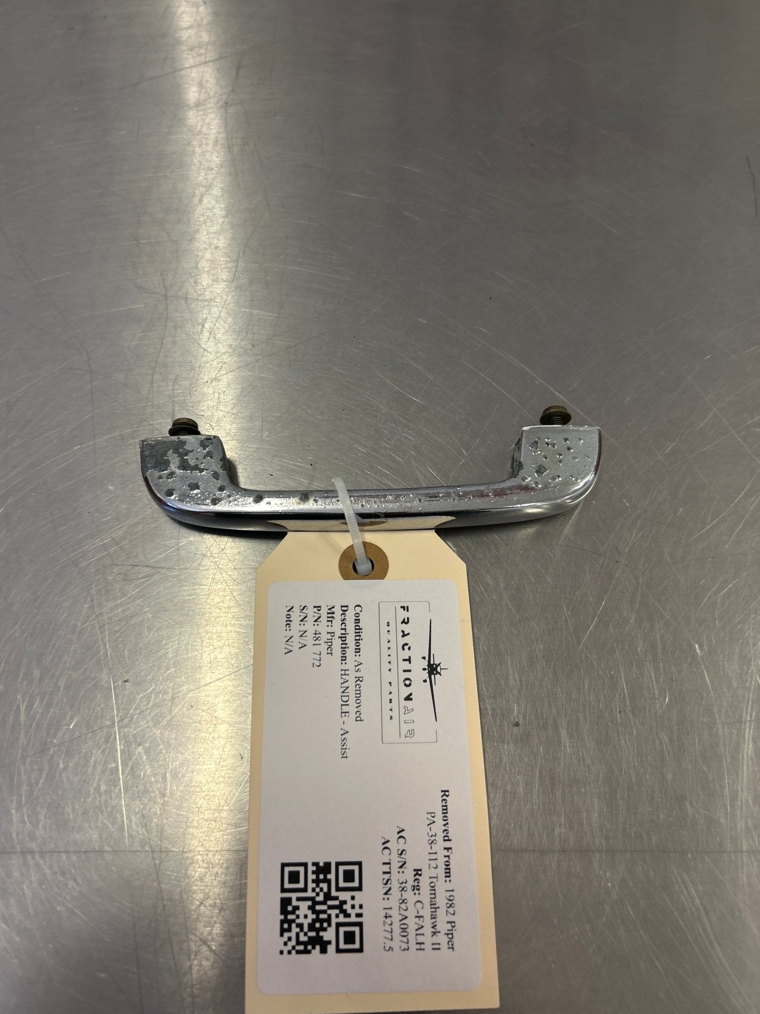 481 772 Piper HANDLE - Assist | FractionAIR Parts - Aircraft Parts & Accessories