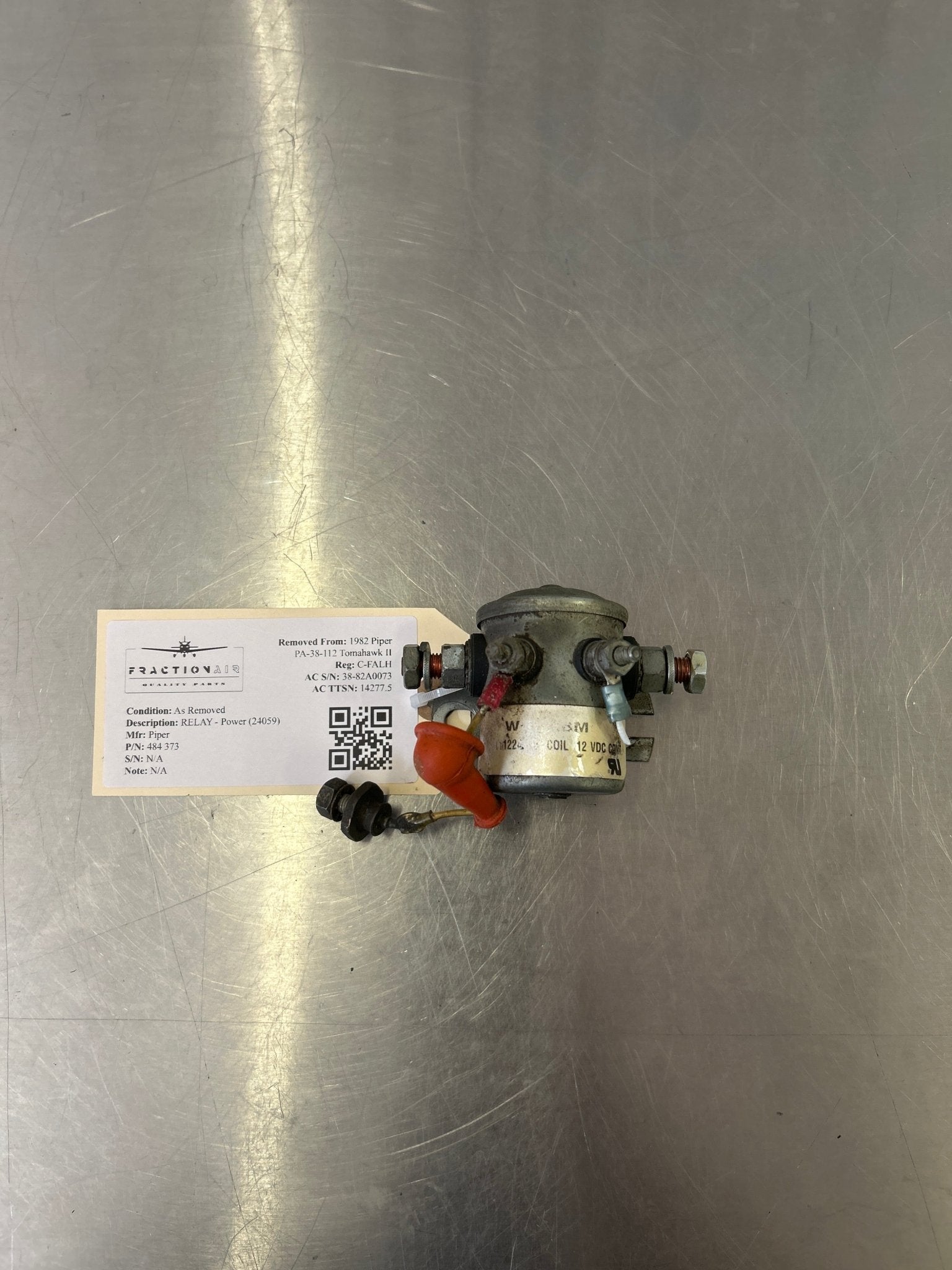 484 373 Piper RELAY - Power (24059) | FractionAIR Parts - Aircraft Parts & Accessories