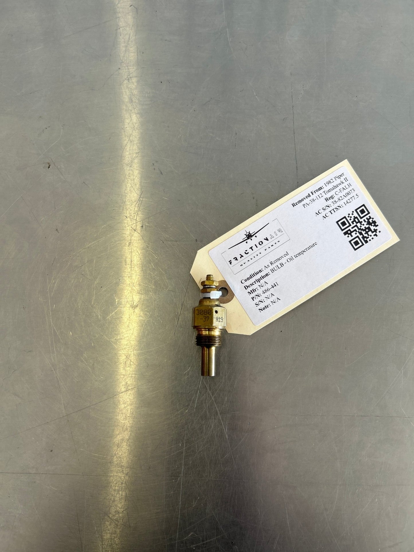 486 - 441 BULB - Oil temperature 553 - 672 | FractionAIR Parts - Aircraft Parts & Accessories