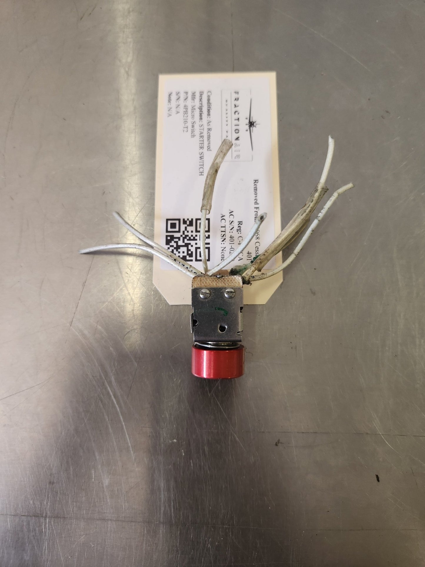 4PB210‑T2 Micro Switch STARTER SWITCH | FractionAIR Parts - Aircraft Parts & Accessories