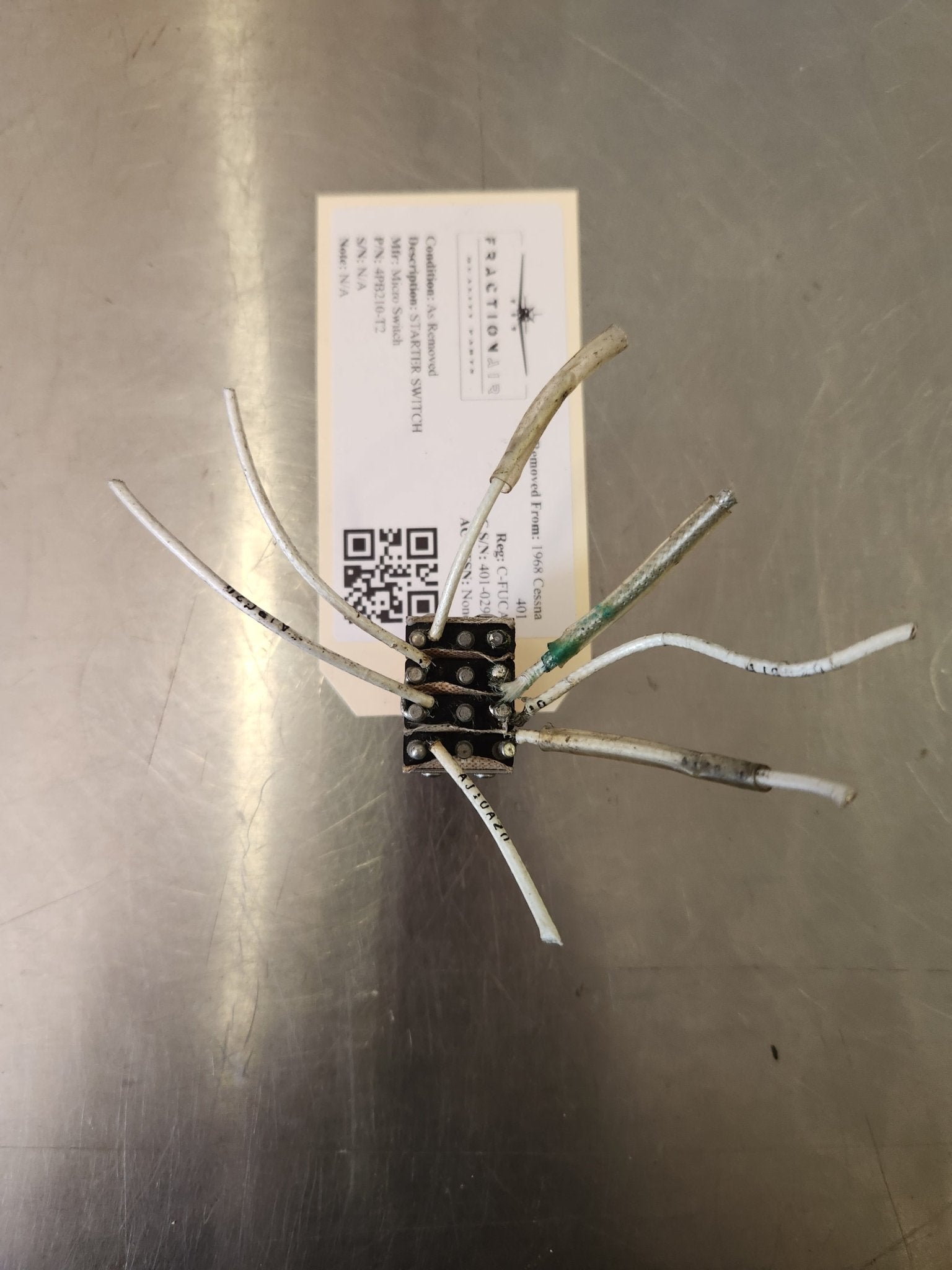 4PB210‑T2 Micro Switch STARTER SWITCH | FractionAIR Parts - Aircraft Parts & Accessories
