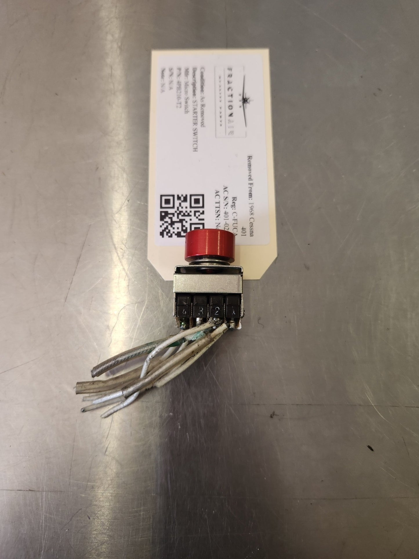 4PB210‑T2 Micro Switch STARTER SWITCH | FractionAIR Parts - Aircraft Parts & Accessories