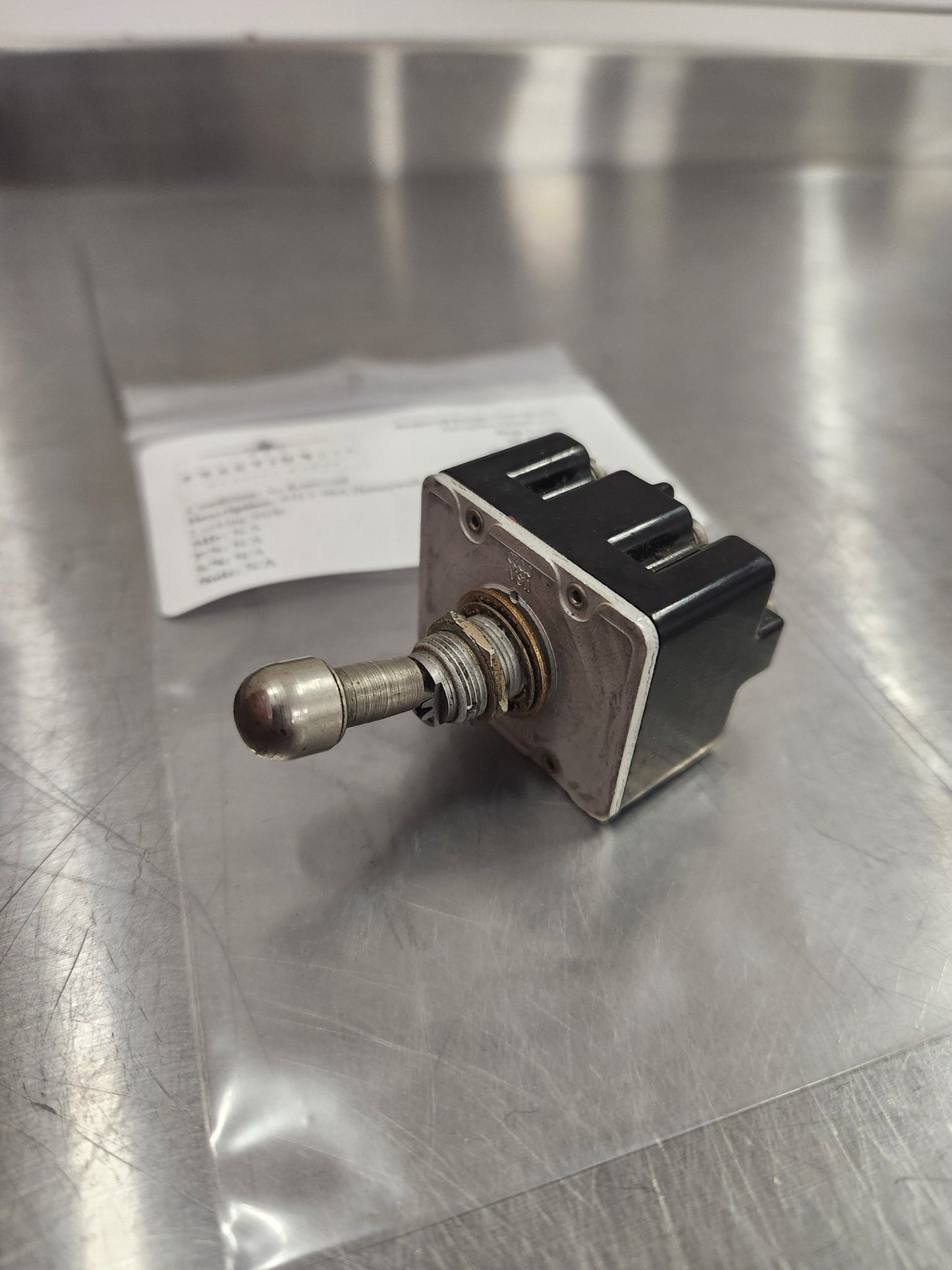 4TL1 - 10A Honeywell Toggle Switch Locking Style | FractionAIR Parts - Aircraft Parts & Accessories