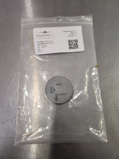 5009853 Goodyear Brake Lining | FractionAIR Parts - Aircraft Parts & Accessories