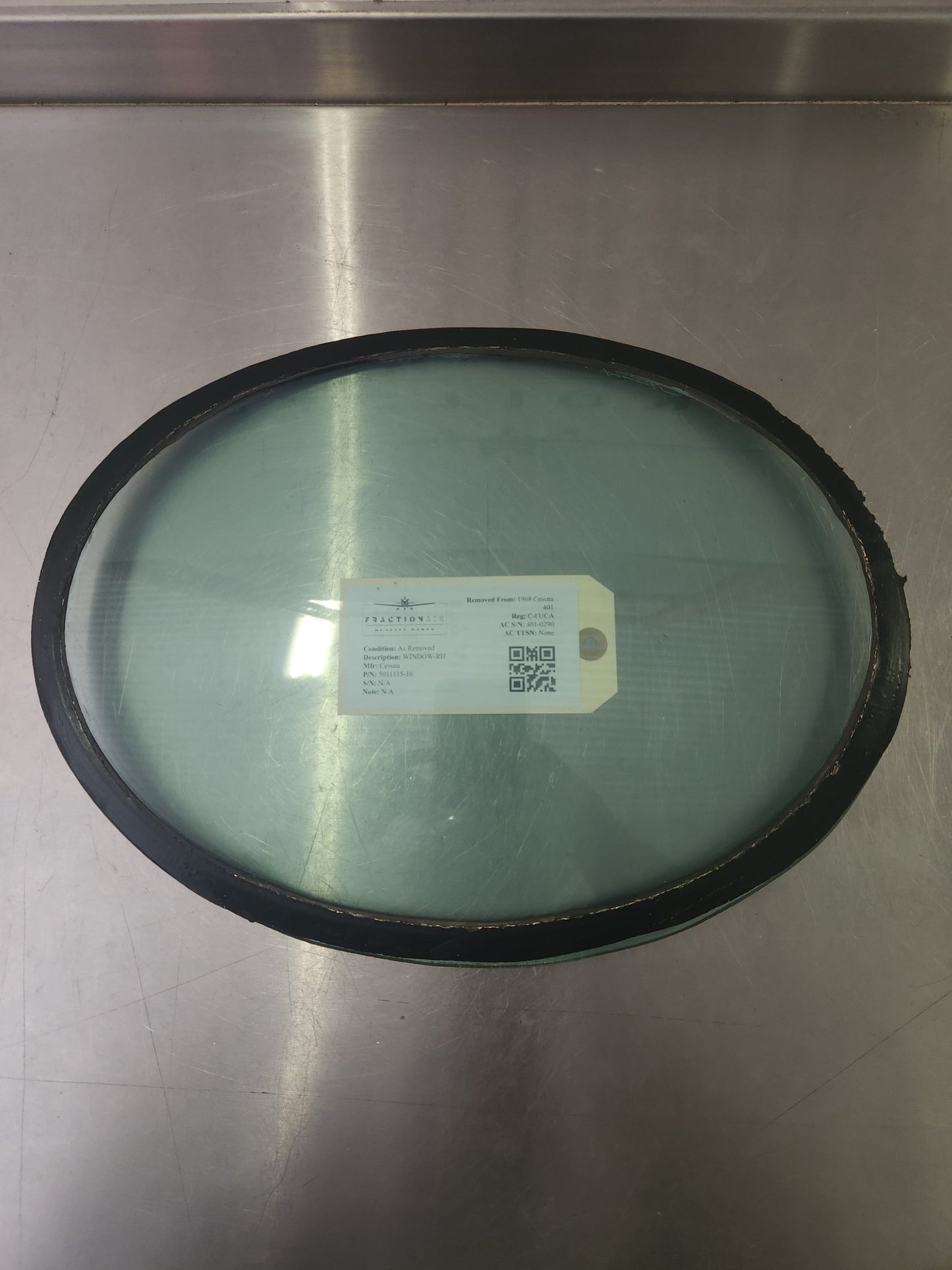 5011135 - 16 Cessna WINDOW - RH | FractionAIR Parts - Aircraft Parts & Accessories