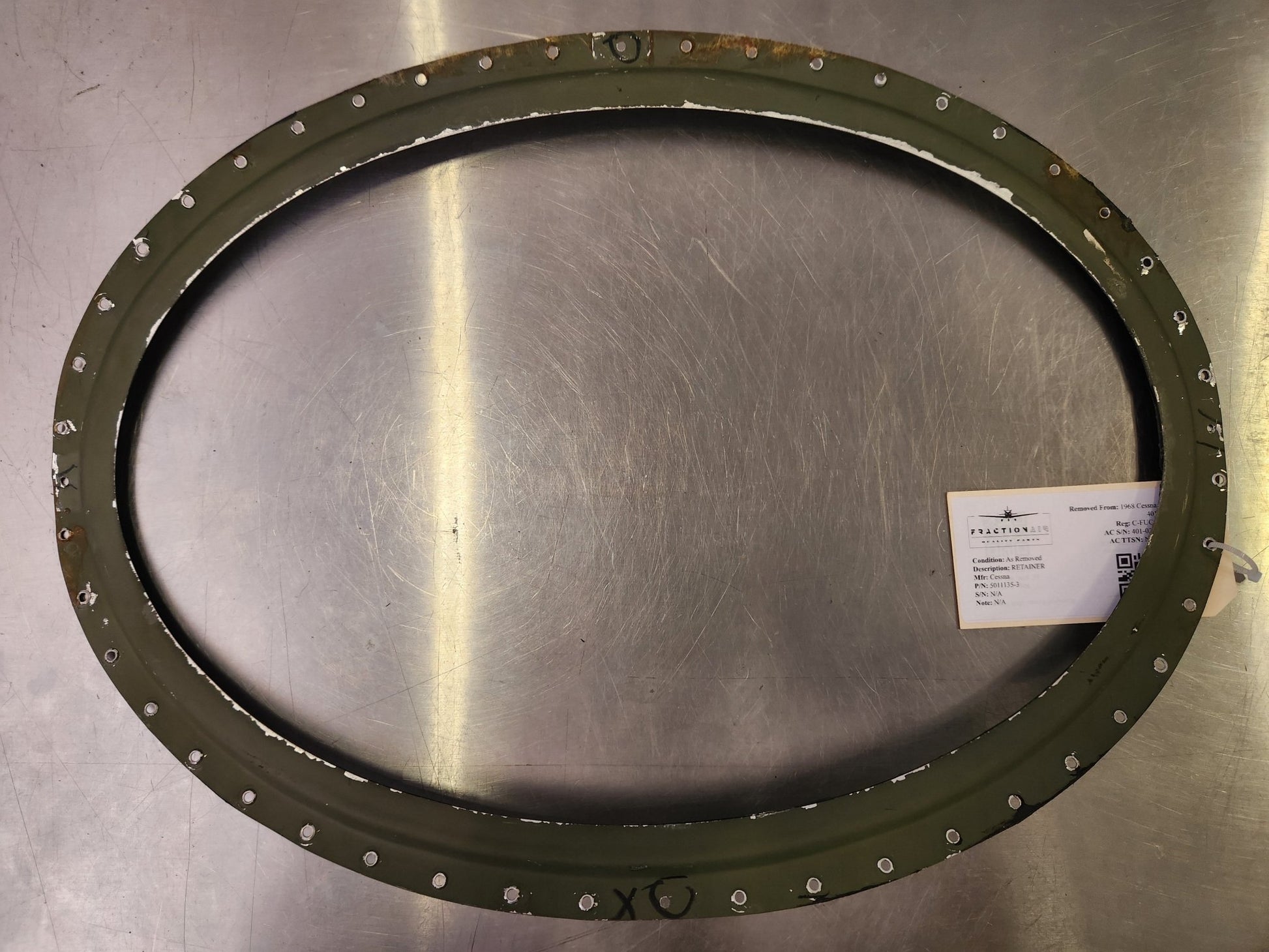 5011135 - 3 Cessna RETAINER - RH | FractionAIR Parts - Aircraft Parts & Accessories