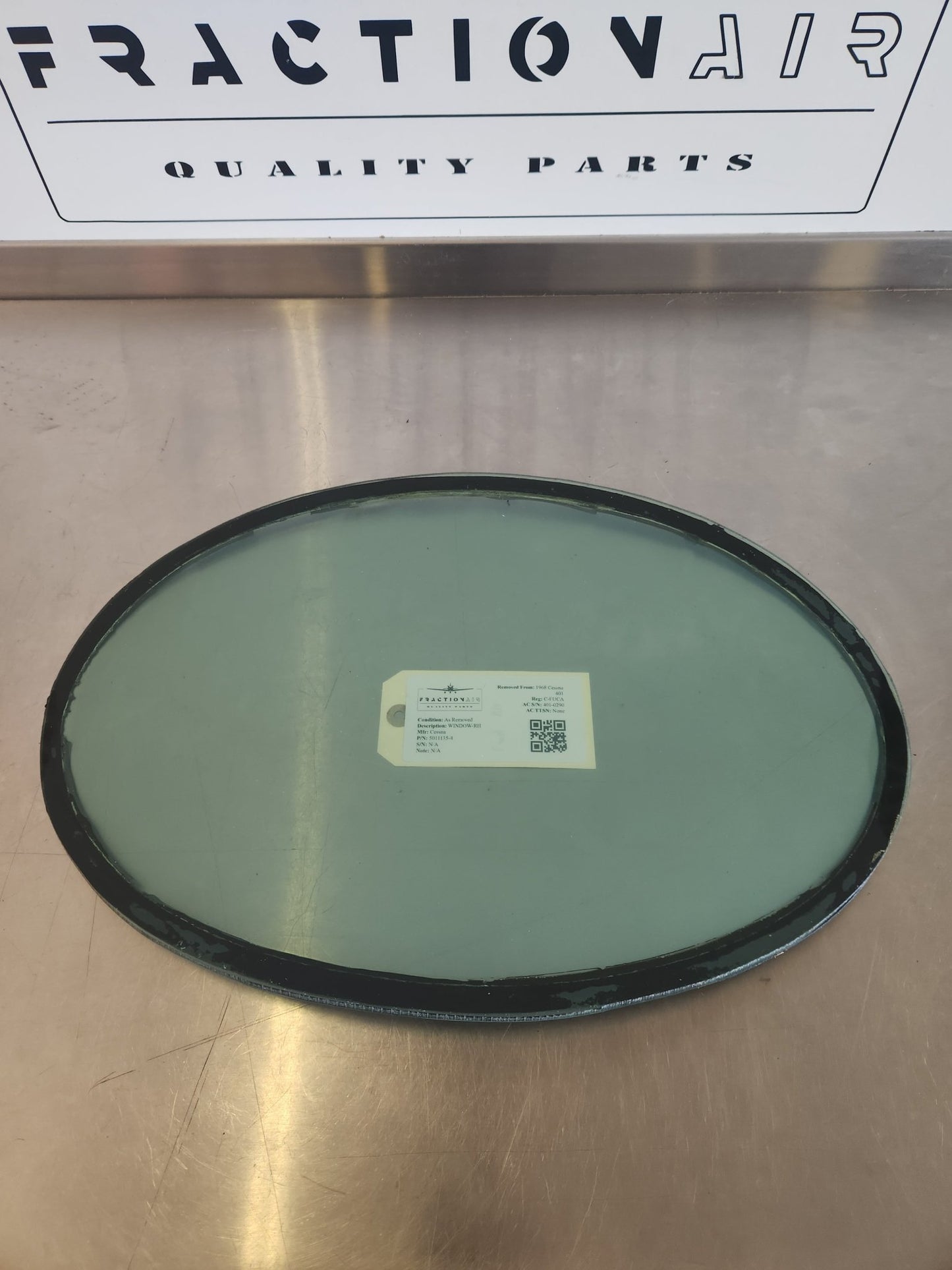 5011135 - 4 Cessna WINDOW - RH | FractionAIR Parts - Aircraft Parts & Accessories