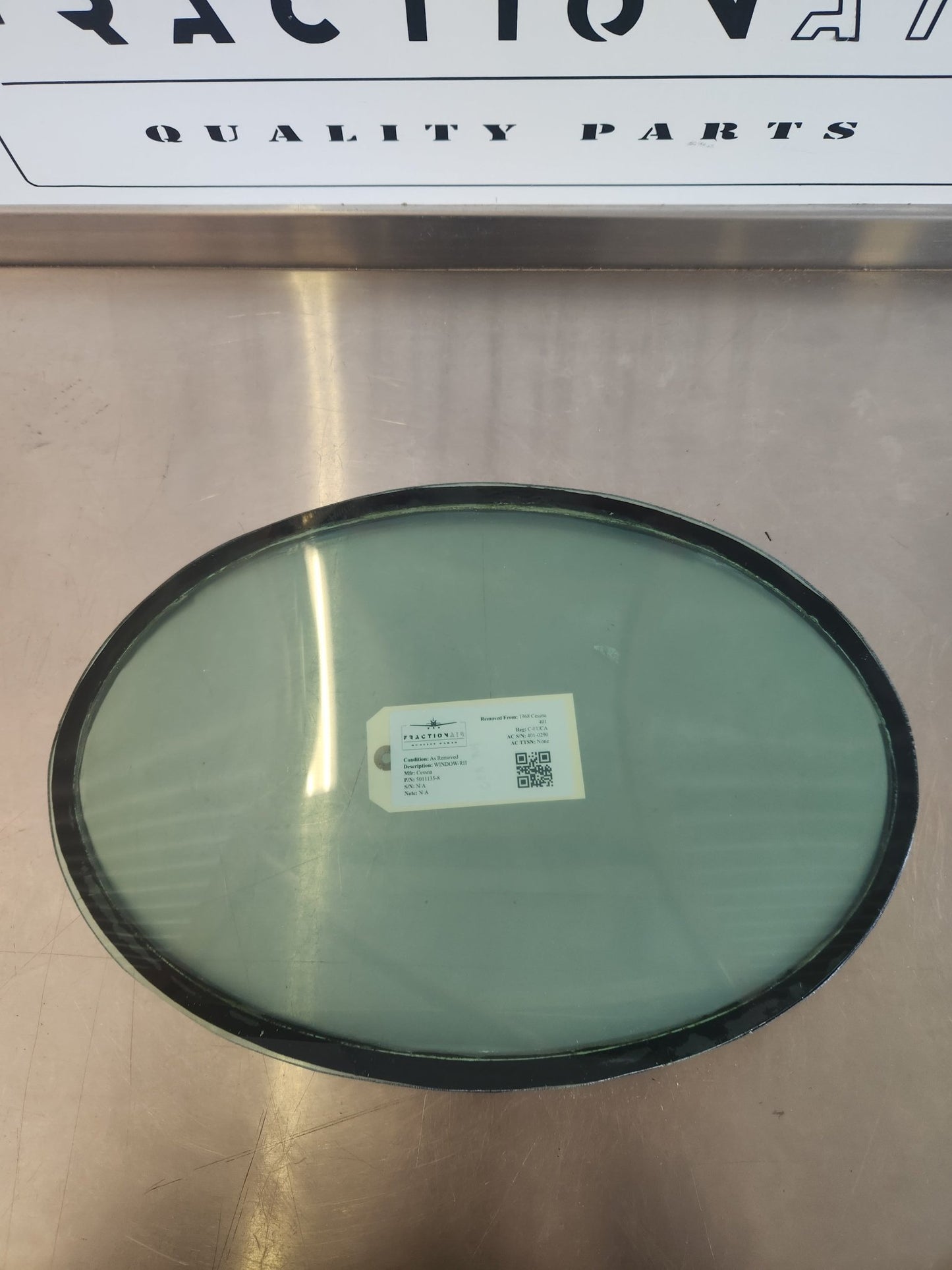 5011135 - 8 Cessna WINDOW - RH | FractionAIR Parts - Aircraft Parts & Accessories
