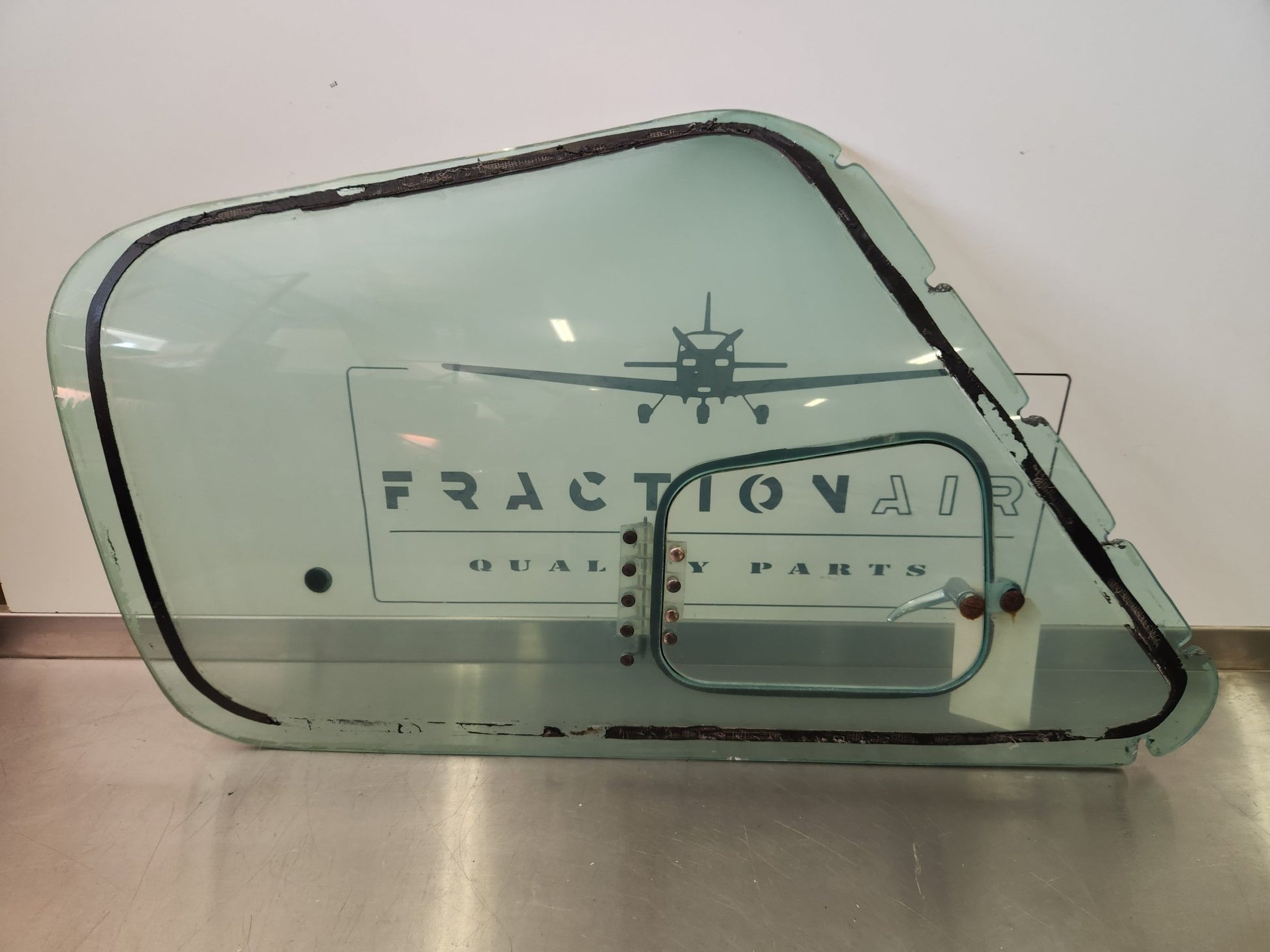 5011177 - 10, 5011167 - 58 Cessna WINDOW ASSY - FRONT RH W/ STORM WINDOW AND HANDLE | FractionAIR Parts - Aircraft Parts & Accessories