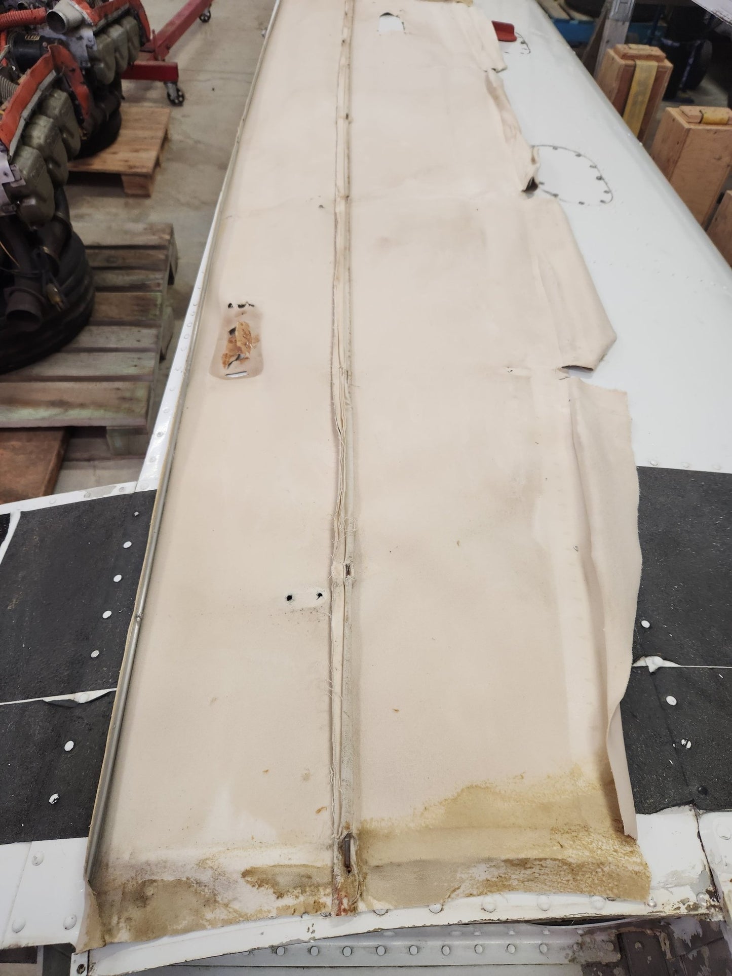 5014028 - 2 Cessna HEADLINER - RH W/ WIRES AND RETAINERS | FractionAIR Parts - Aircraft Parts & Accessories