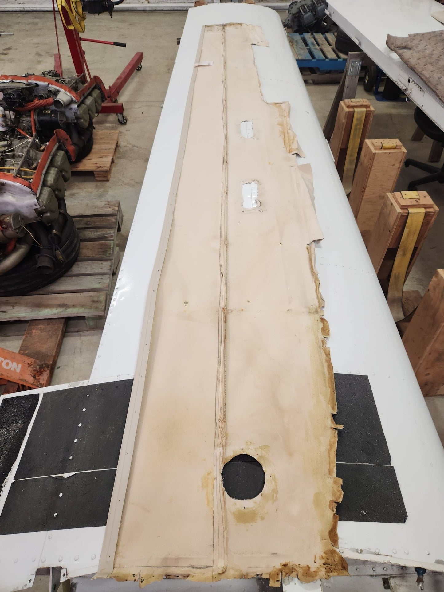 5014028 - 3 Cessna HEADLINER - LH W/ WIRES AND RETAINERS | FractionAIR Parts - Aircraft Parts & Accessories