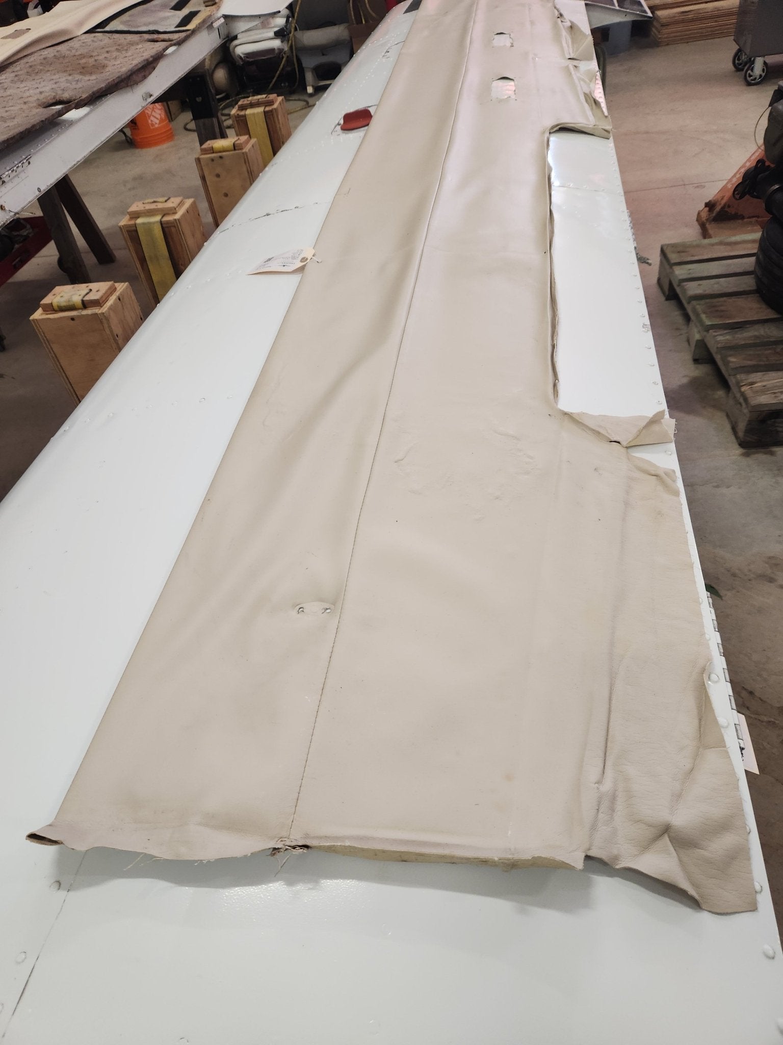 5014028 - 3 Cessna HEADLINER - LH W/ WIRES AND RETAINERS | FractionAIR Parts - Aircraft Parts & Accessories