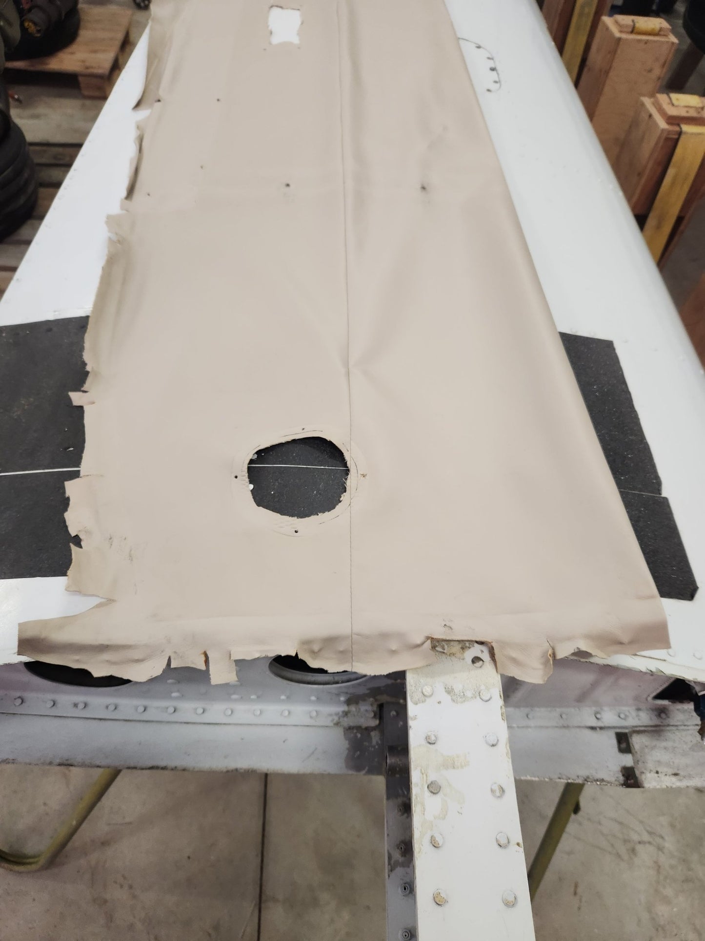 5014028 - 3 Cessna HEADLINER - LH W/ WIRES AND RETAINERS | FractionAIR Parts - Aircraft Parts & Accessories