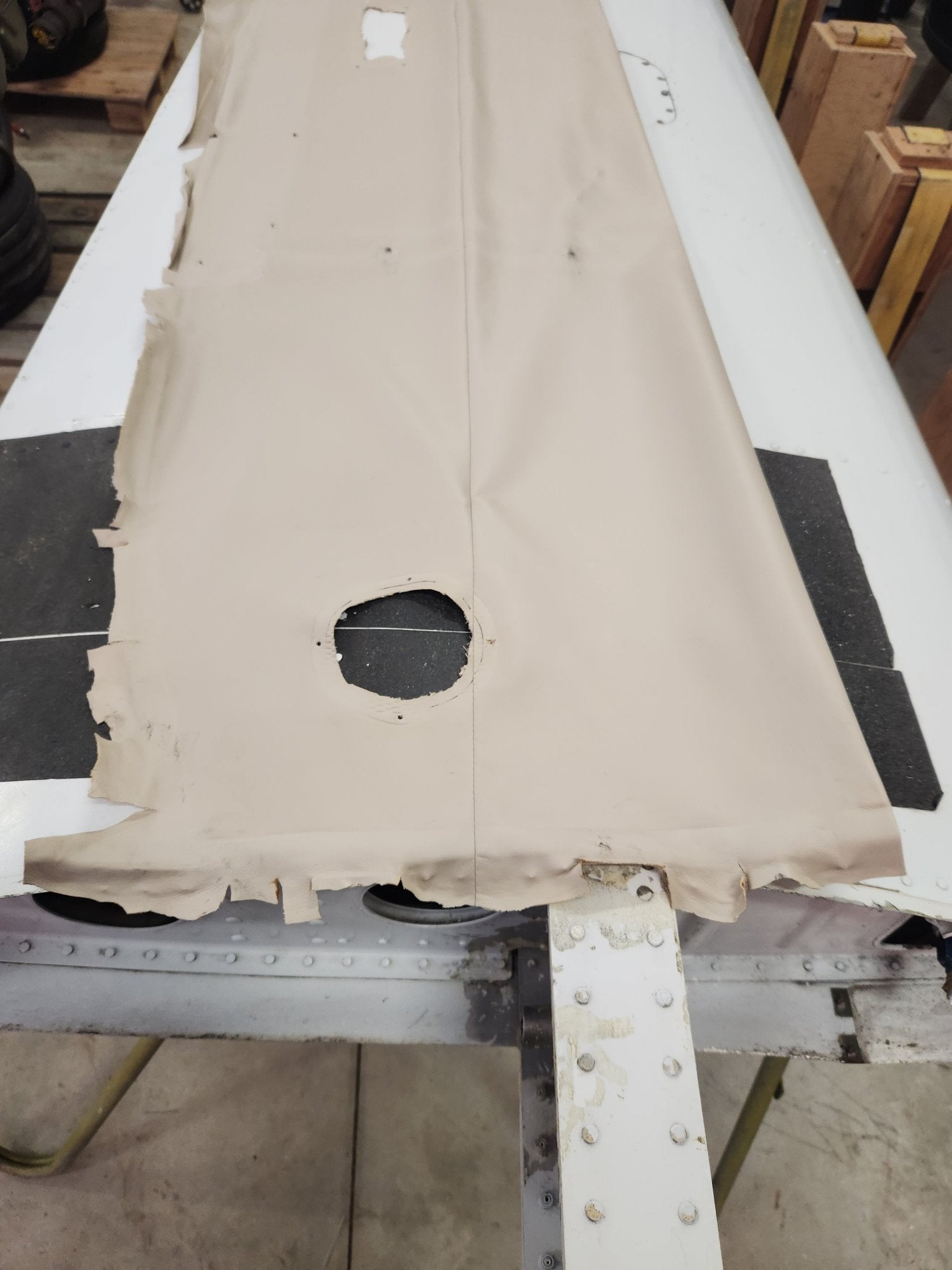 5014028 - 3 Cessna HEADLINER - LH W/ WIRES AND RETAINERS | FractionAIR Parts - Aircraft Parts & Accessories