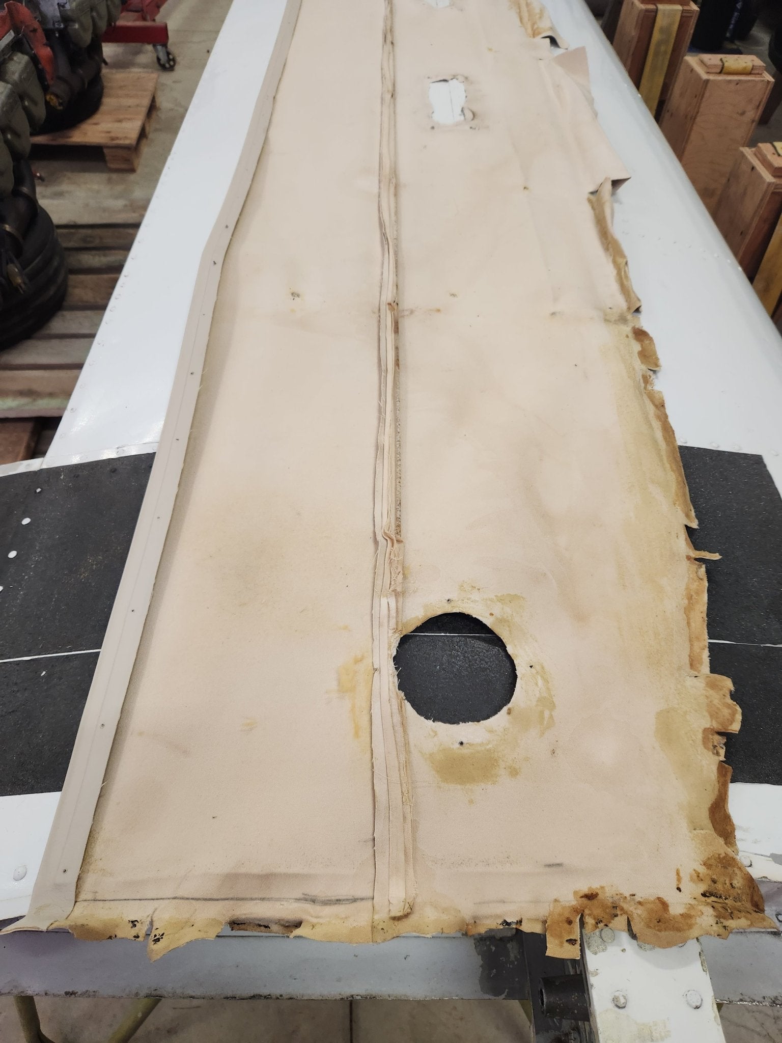 5014028 - 3 Cessna HEADLINER - LH W/ WIRES AND RETAINERS | FractionAIR Parts - Aircraft Parts & Accessories