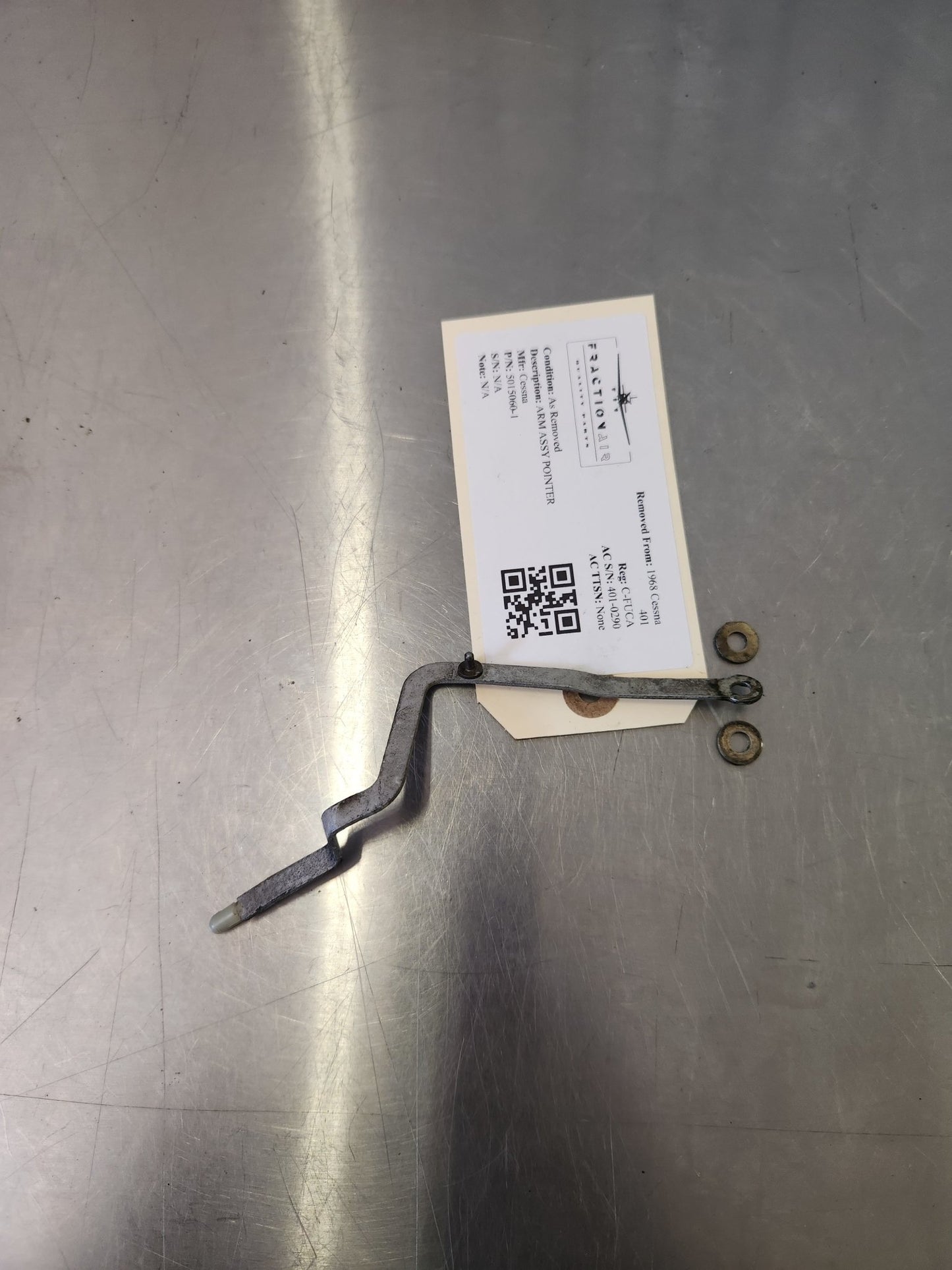 5015060‑1 Cessna ARM ASSY POINTER | FractionAIR Parts - Aircraft Parts & Accessories
