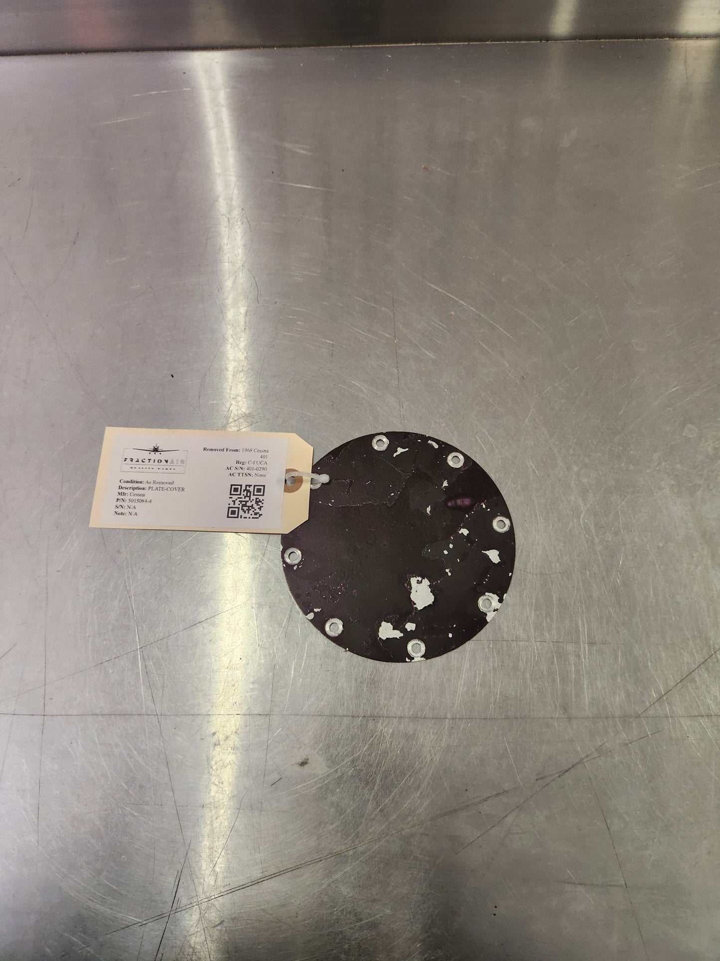 5015084 - 4 Cessna PLATE - COVER | FractionAIR Parts - Aircraft Parts & Accessories