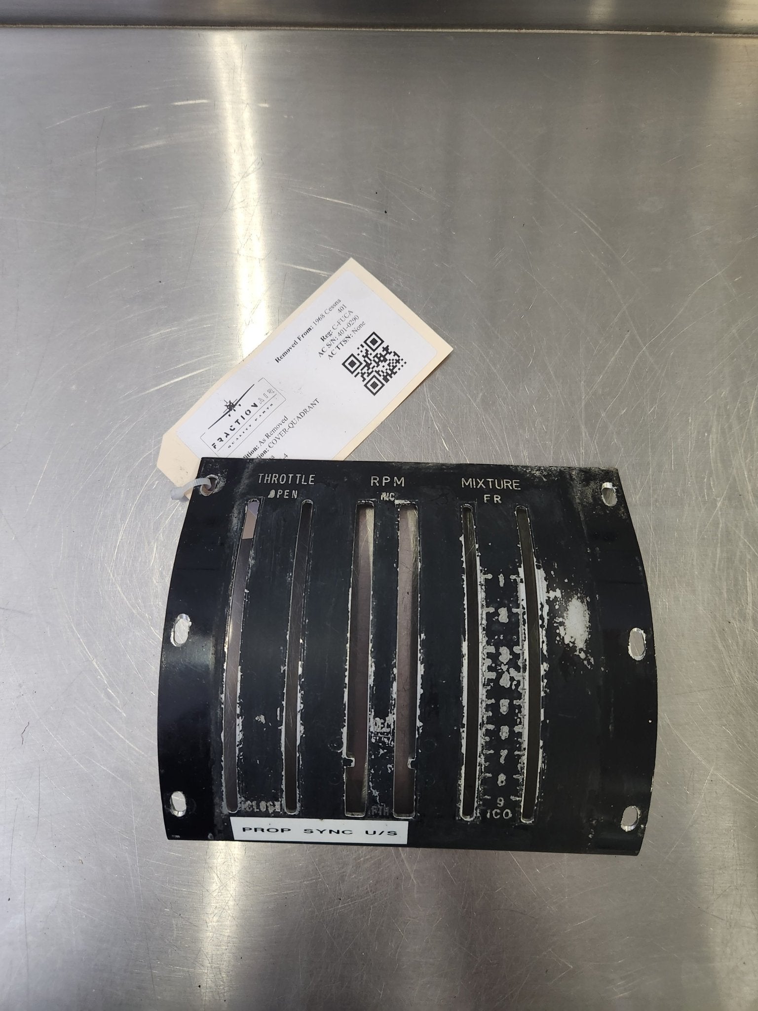 5015106 - 4 Cessna COVER - QUADRANT | FractionAIR Parts - Aircraft Parts & Accessories