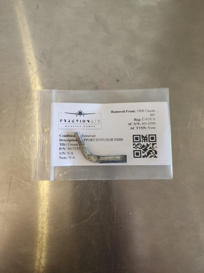 5017555 - 14 Cessna SUPPORT - SUNVISOR INBD | FractionAIR Parts - Aircraft Parts & Accessories