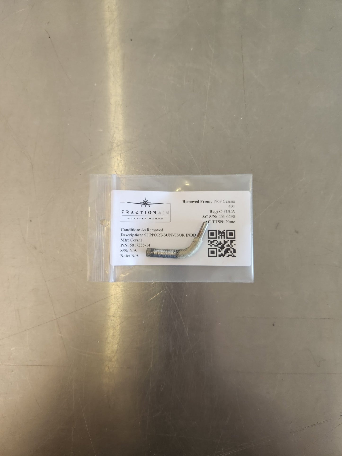 5017555 - 14 Cessna SUPPORT - SUNVISOR INBD | FractionAIR Parts - Aircraft Parts & Accessories