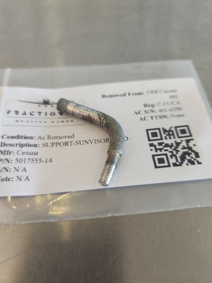 5017555 - 14 Cessna SUPPORT - SUNVISOR INBD | FractionAIR Parts - Aircraft Parts & Accessories
