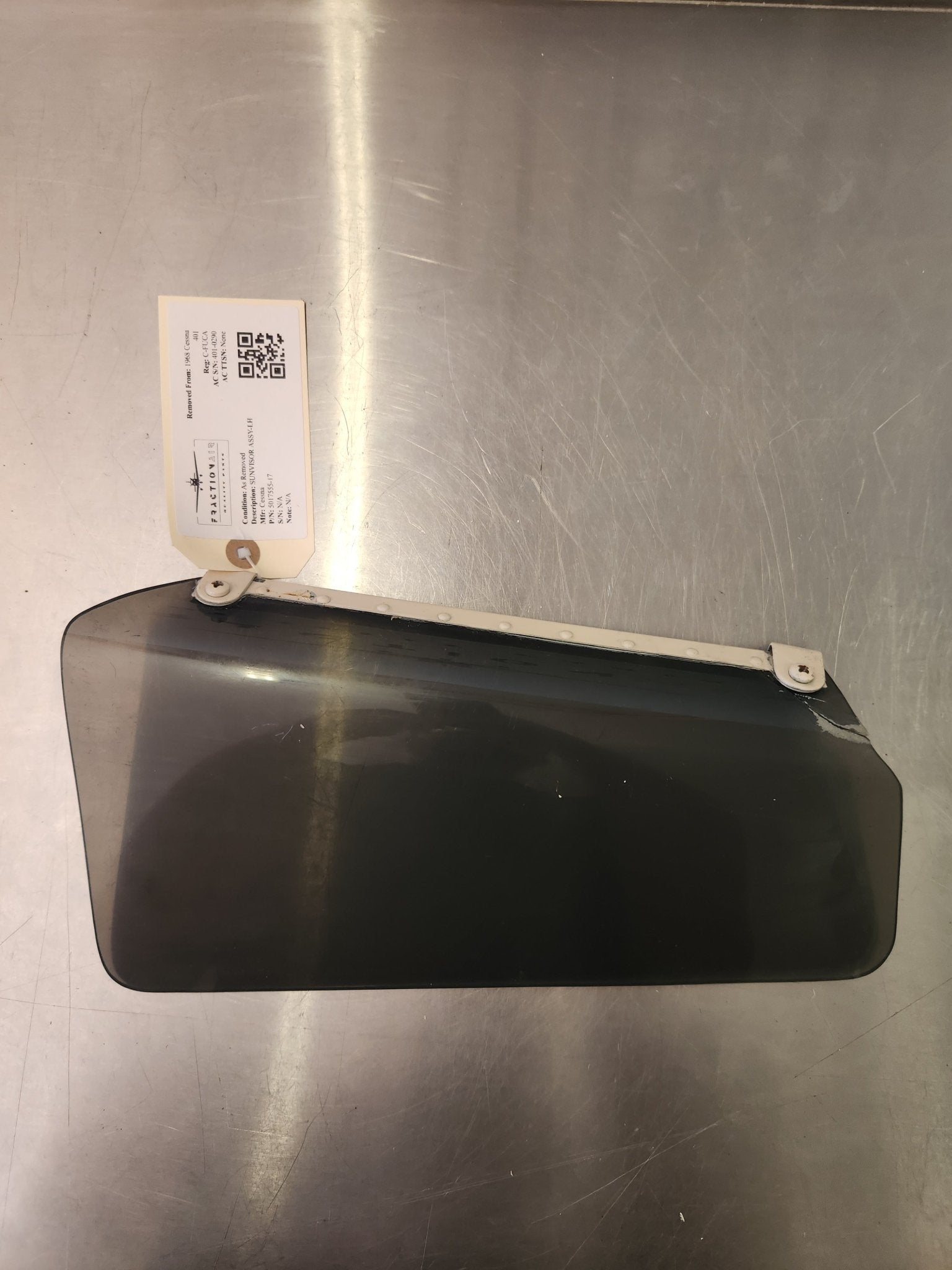 5017555 - 17 Cessna SUNVISOR ASSY - LH | FractionAIR Parts - Aircraft Parts & Accessories
