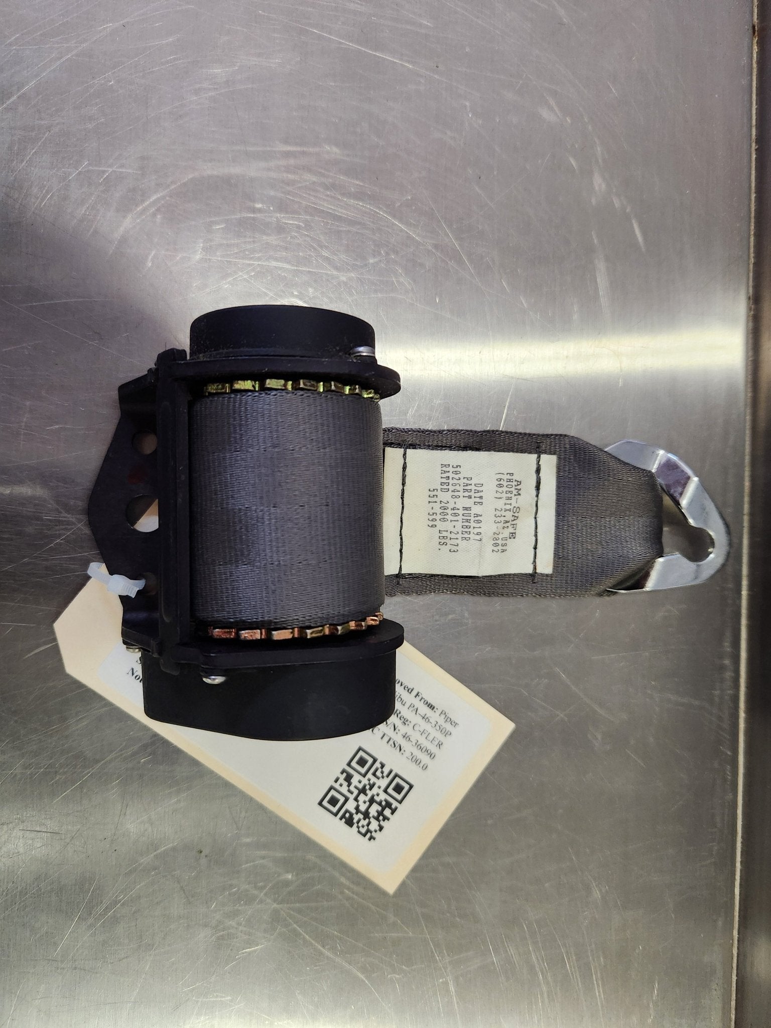 502648 - 401 - 2173 AM - SAFE Inertial Reel Assembly | FractionAIR Parts - Aircraft Parts & Accessories