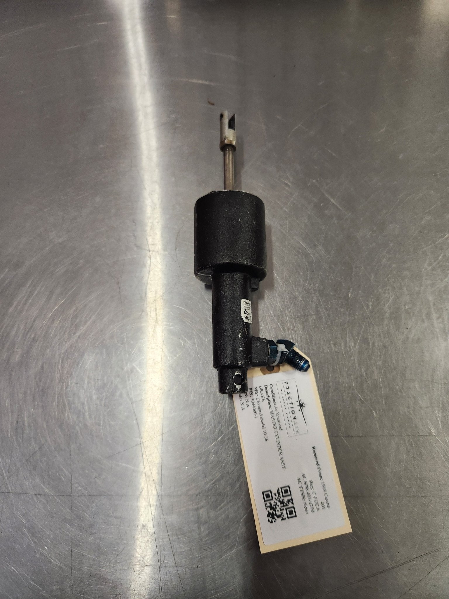 5044000 - 1 Cliveland model 10 - 36 MASTER CYLINDER ASSY - BRAKE 5044000 - 4 | FractionAIR Parts - Aircraft Parts & Accessories
