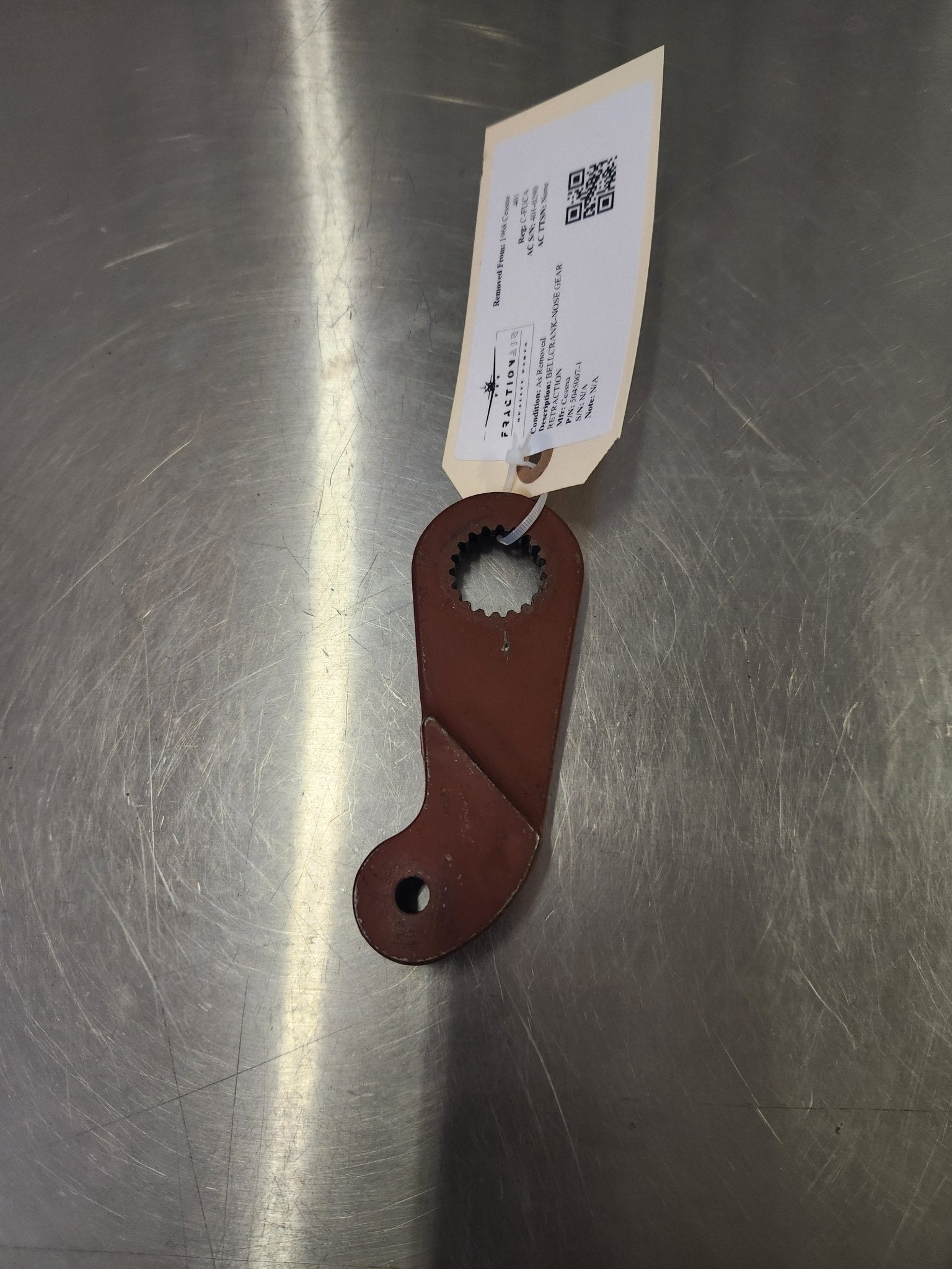 5045007 - 1 Cessna BELLCRANK - NOSE GEAR RETRACTION | FractionAIR Parts - Aircraft Parts & Accessories