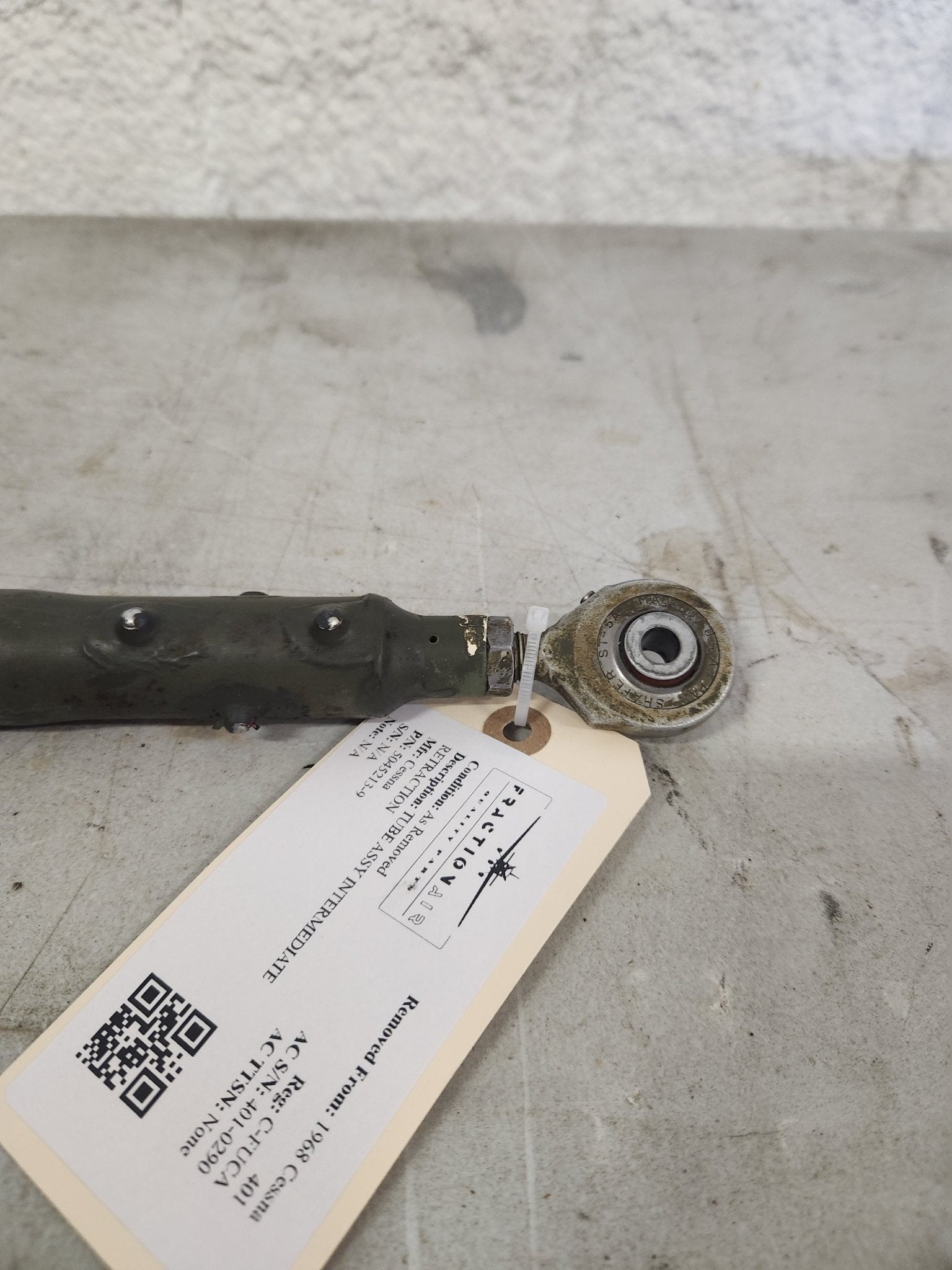 5045213 - 9 Cessna TUBE ASSY INTERMEDIATE RETRACTION | FractionAIR Parts - Aircraft Parts & Accessories