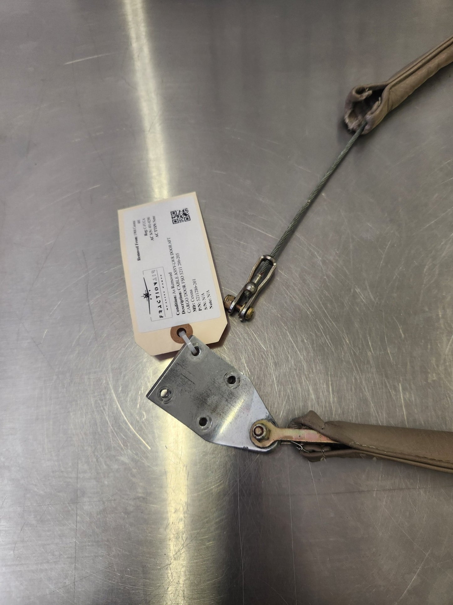 5211286 - 201 Cessna CABLE ASSY - LWR DOOR AFT CARGO DOOR FSO 5211 286 - 205 5211286 - 207 | FractionAIR Parts - Aircraft Parts & Accessories