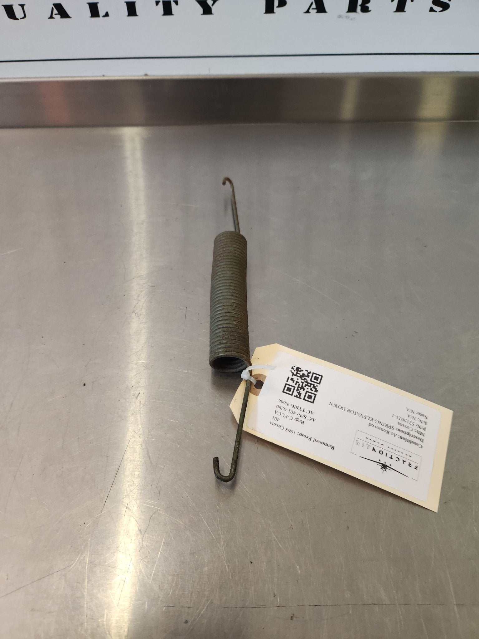 5215021 - 1 Cessna SPRING - ELEVATOR DOWN | FractionAIR Parts - Aircraft Parts & Accessories